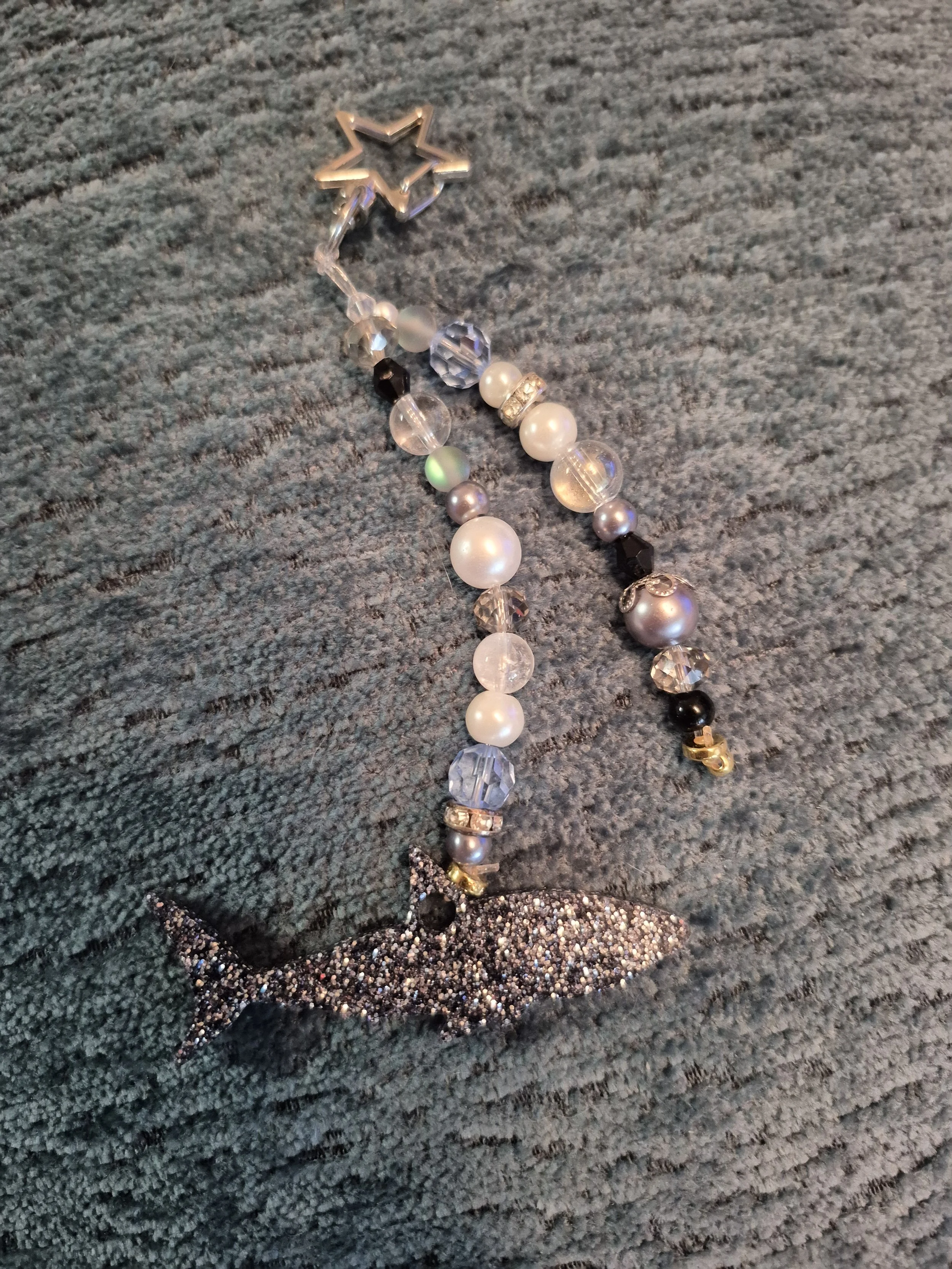 Shark Resin Keychain