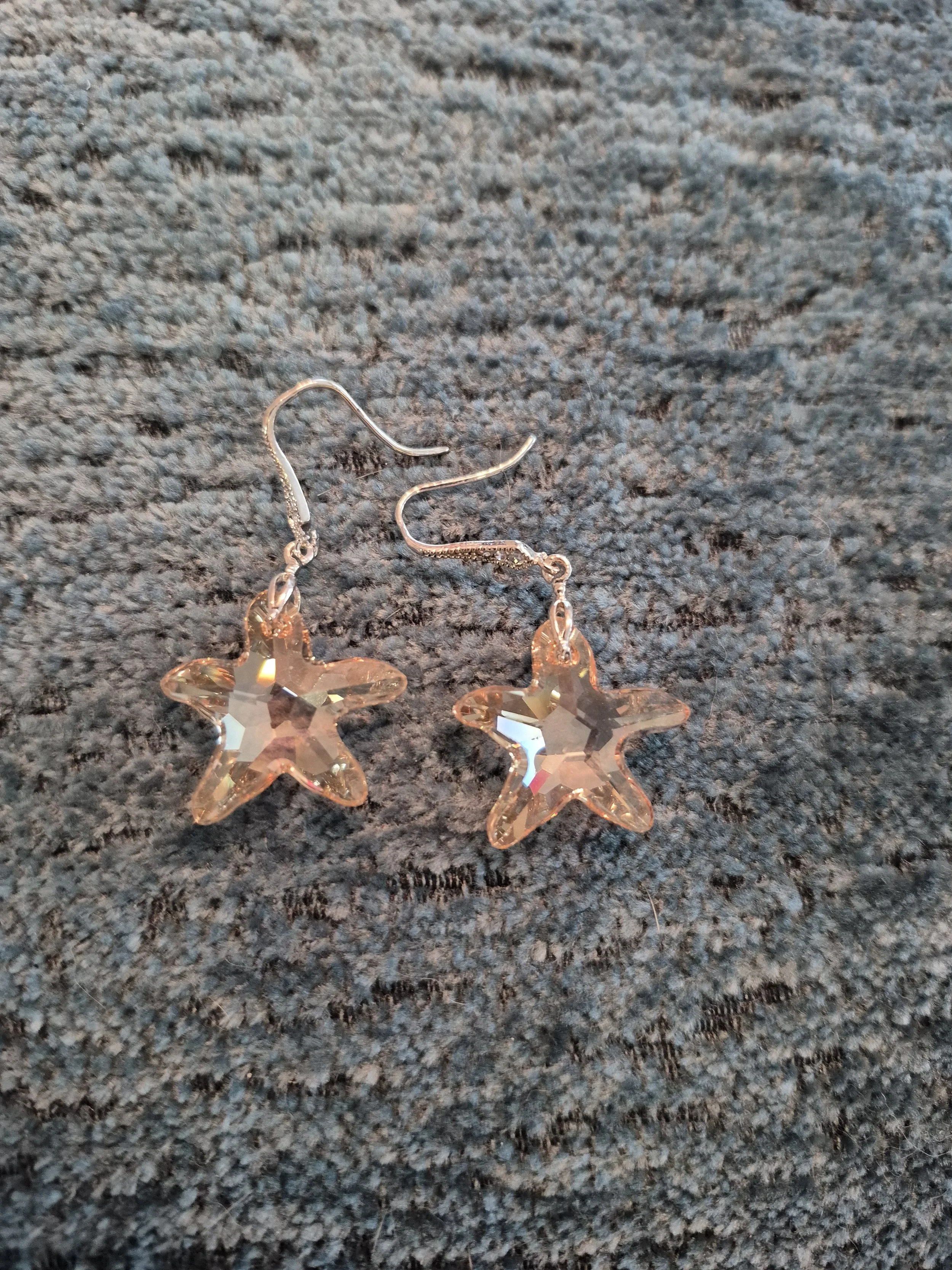 Swarovski Starfish Earrings