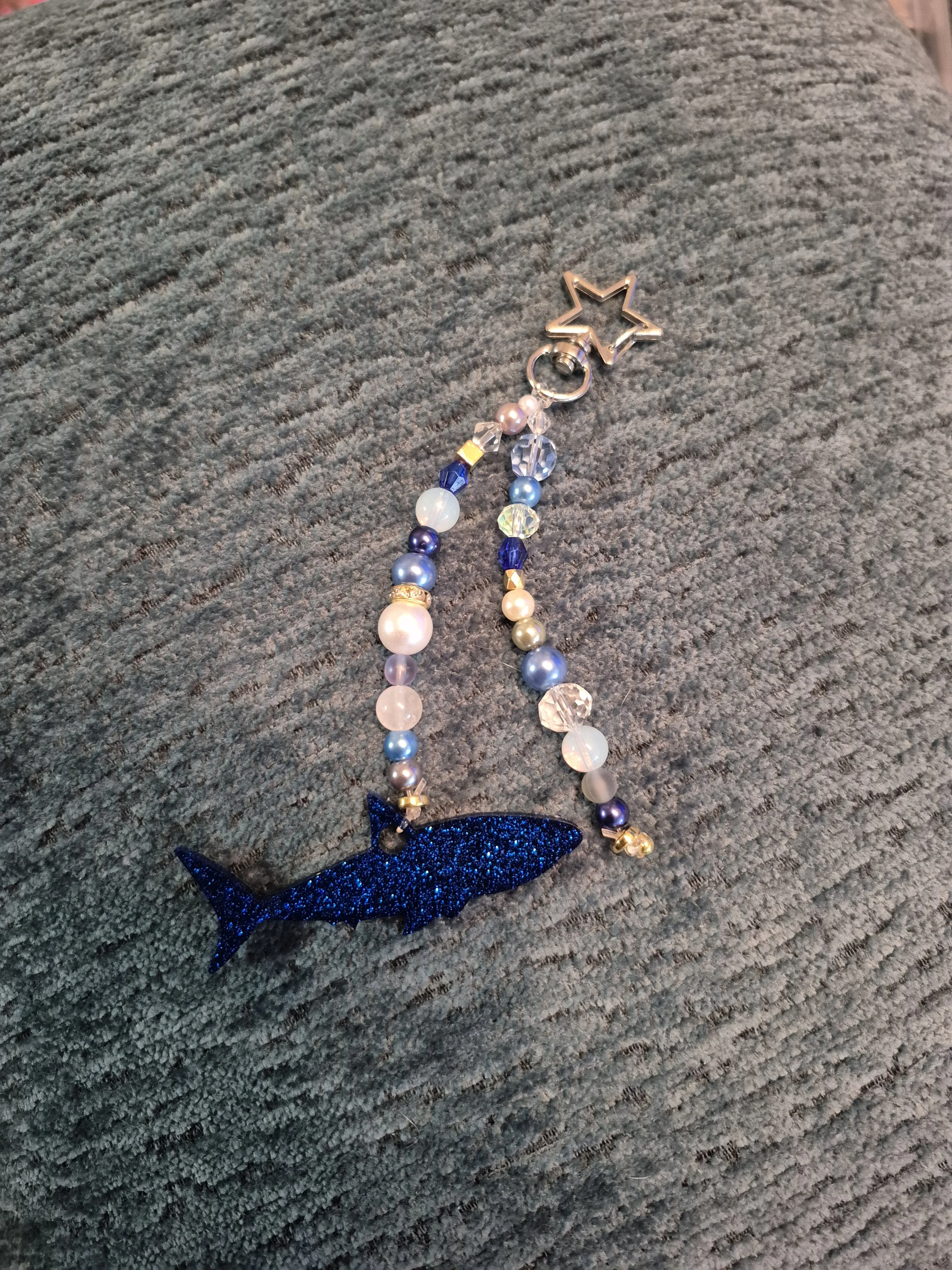 Shark Resin Keychain