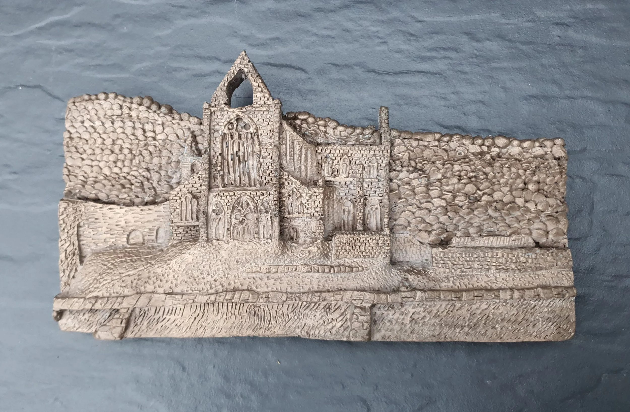 Tintern Abbey plaque  23 x 12.5 x 2.5 cm, 430g