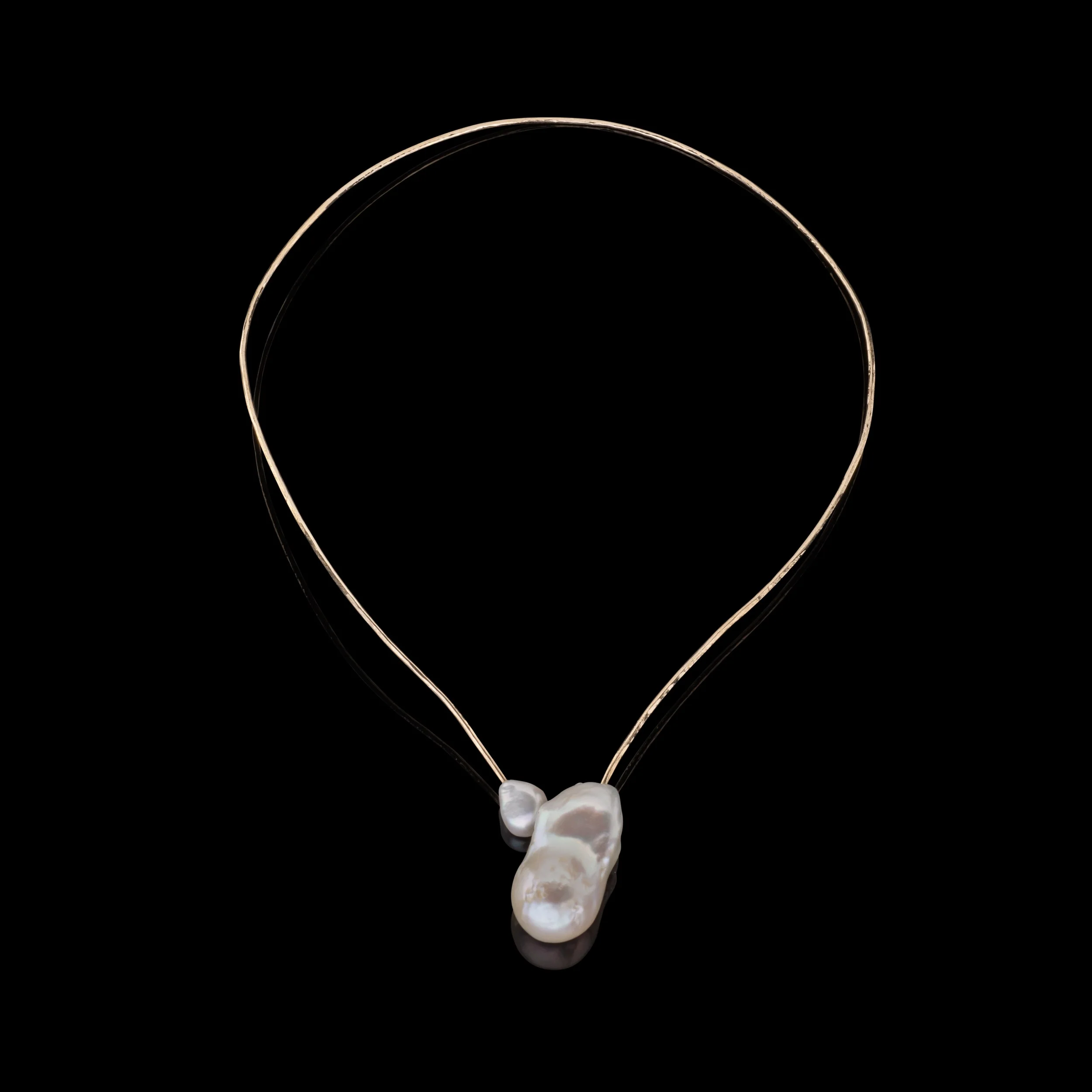 Aphrodite Open Collar, 9ct and baroque pearls (Copy)