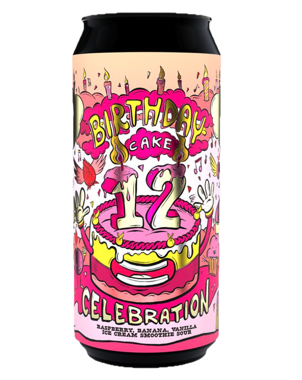 Admundsen: 12th Birthday Cake Celebration Ice Cream Smoothie Sour (440ml can)