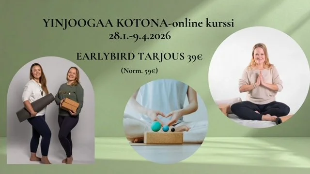 Yinjoogaa kotona 28.1.-9.4.2026