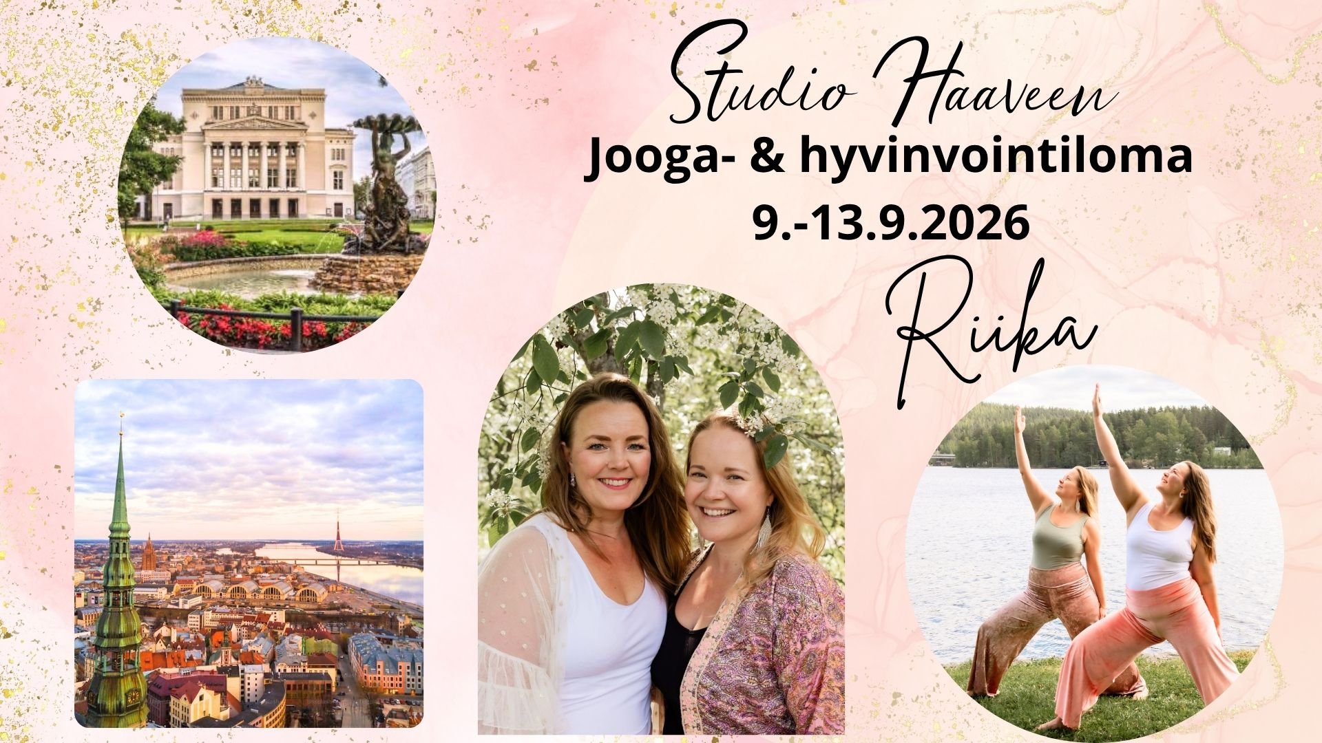 Jooga- ja hyvinvointiloma Riika 9.-13.9.2026