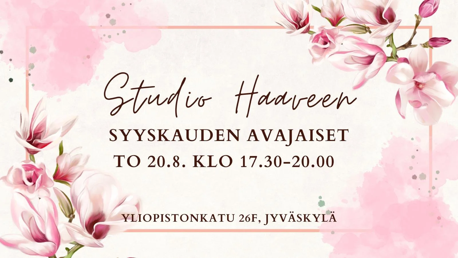 Studio Haaveen syyskauden avajaiset