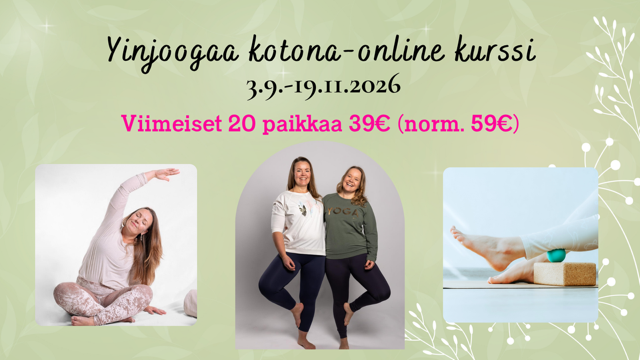 YINJOOGAA KOTONA online Joogakurssi 