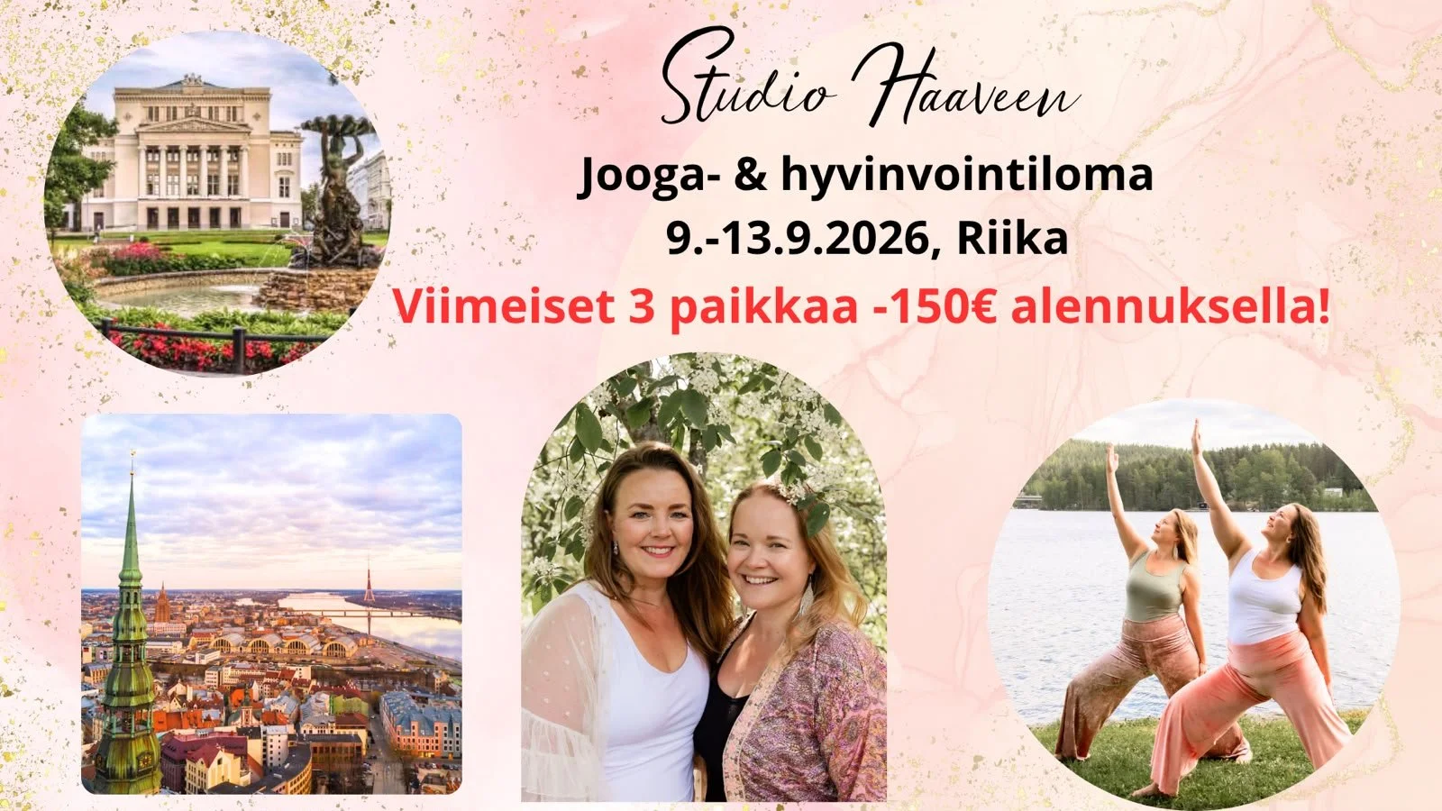Jooga- ja hyvinvointiloma Riika 9.-13.9.2026