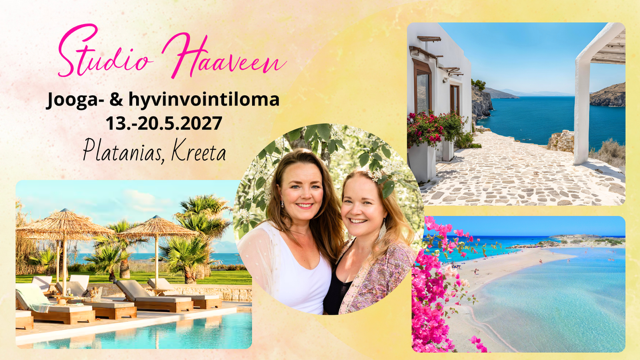 Jooga- & Hyvinvointiloma Kreeta 13.-20.5.2027