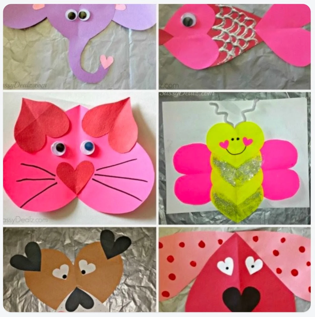 Kids' Art Class - Animal Heart Collage
