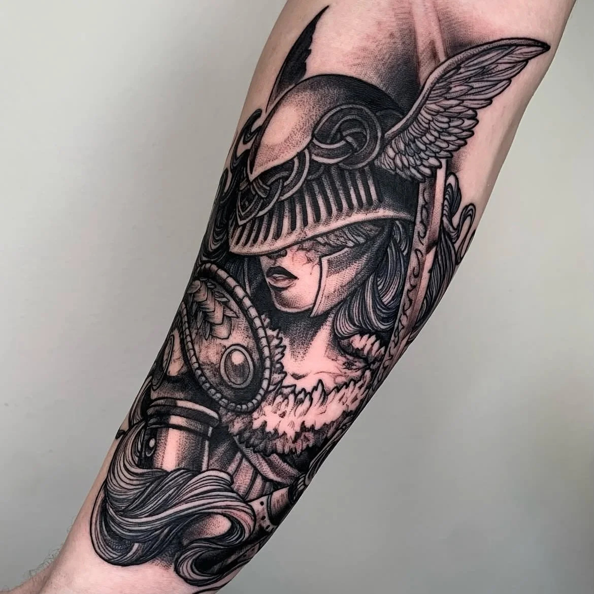 Elden Ring tat 🏰 by @dylansmith_ink - Dylan will resume booking new tattoos here soon. He and his wife just welcomed their first baby, so we appreciate your patience. Email dylansmithink@gmail.com with new tattoo inquiries for the winter months.