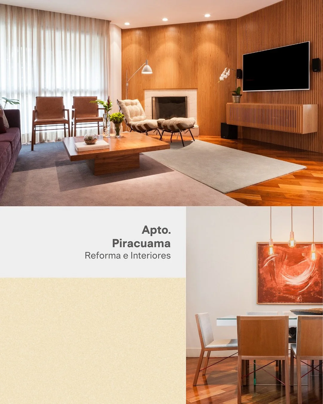Luz, textura e contraste: no Apto Piracuama, a madeira dialoga com tons neutros para compor uma atmosfera equilibrada, onde cada detalhe encontra seu lugar.

Projeto em co-autoria com t3estudio
📷 @flavioteperman

#arqteestudio #arquiteturadeinterior