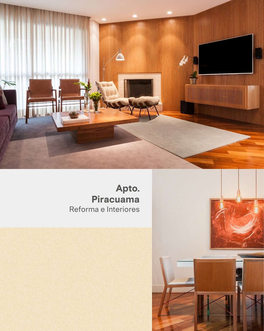 Luz, textura e contraste: no Apto Piracuama, a madeira dialoga com tons neutros para compor uma atmosfera equilibrada, onde cada detalhe encontra seu lugar.

Projeto em co-autoria com t3estudio
📷 @flavioteperman

#arqteestudio #arquiteturadeinterior