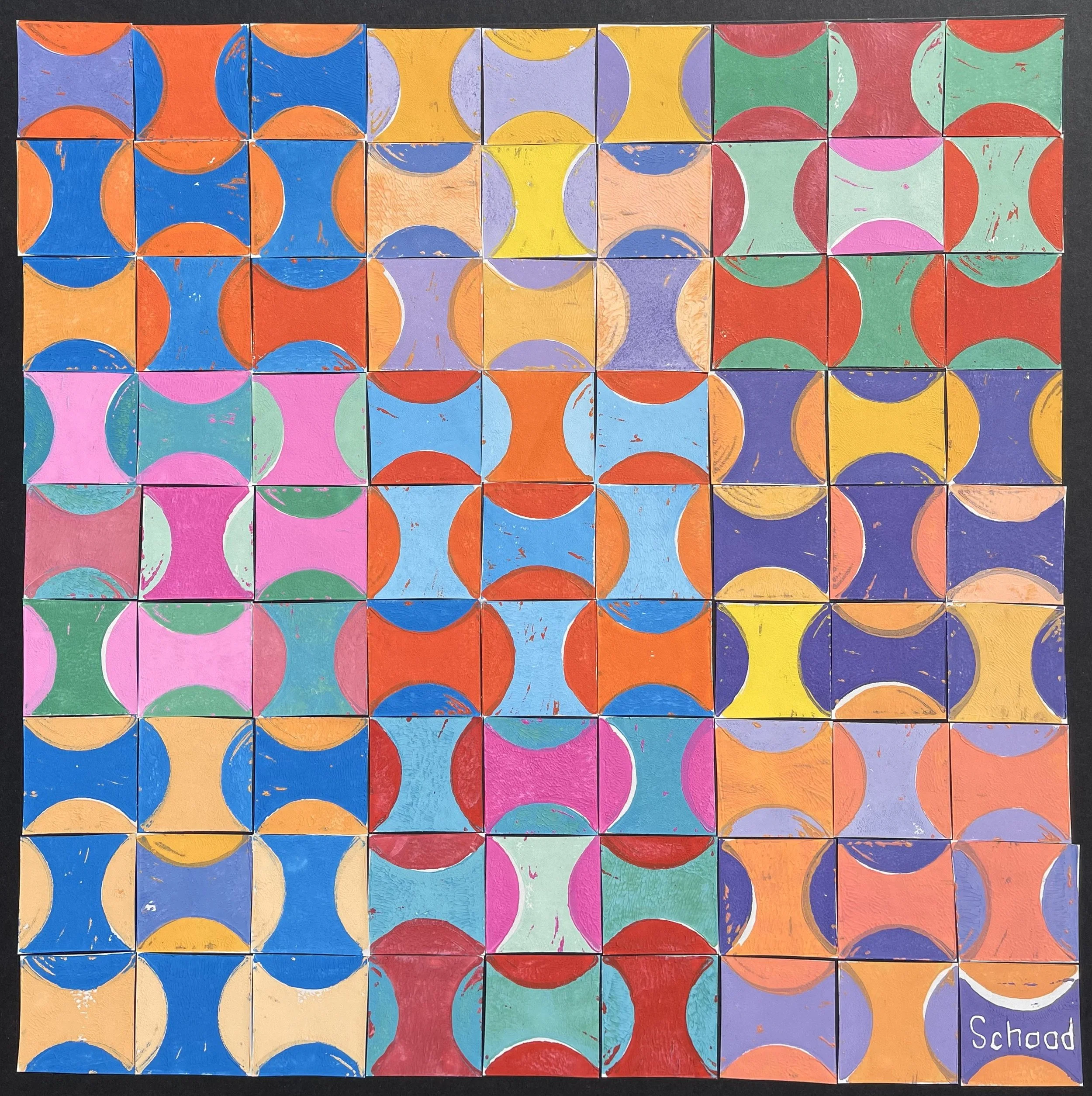 Non-periodic Square Tiling 2, 1979