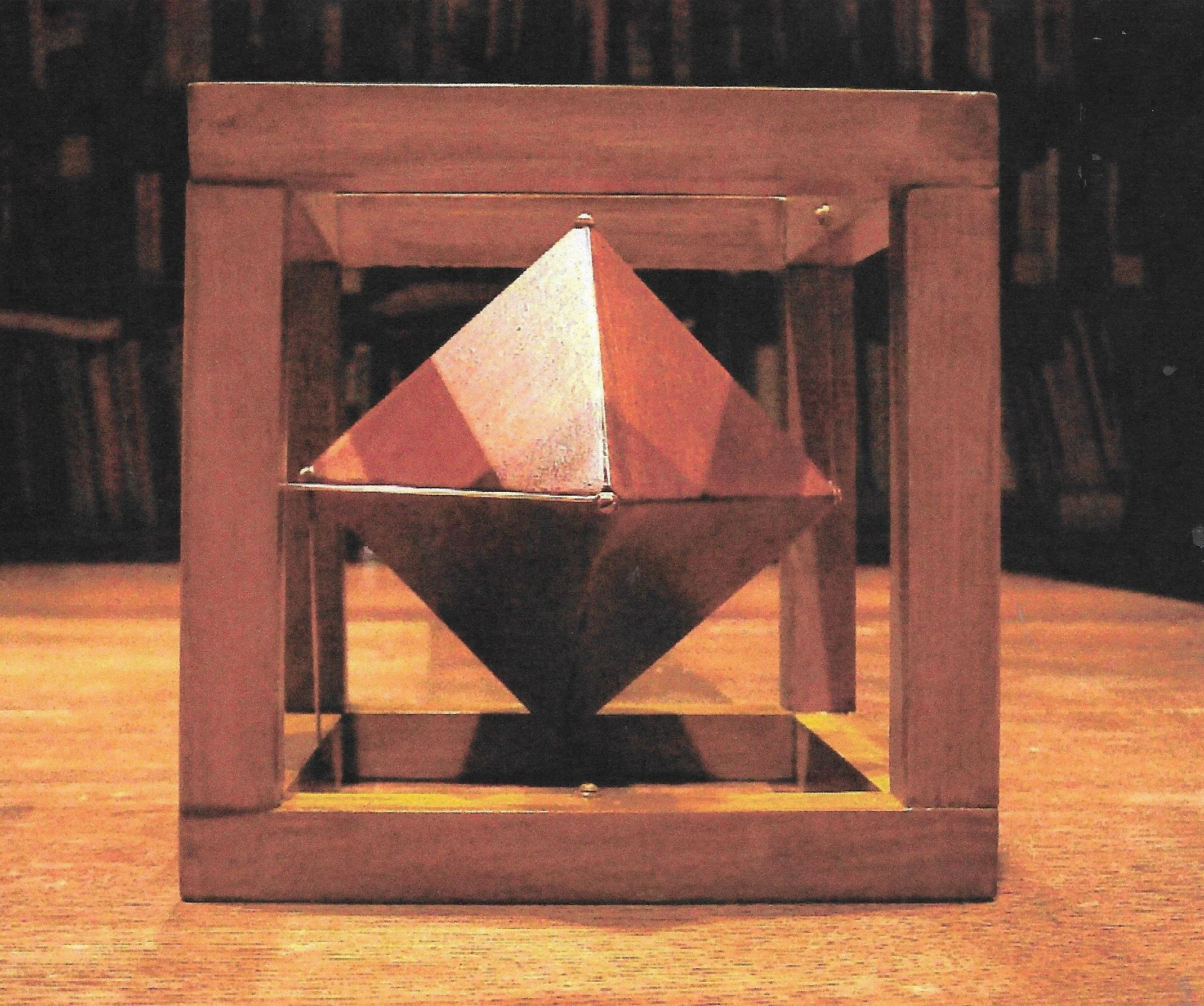 Suspended Octahedron inside a Cube, 2002