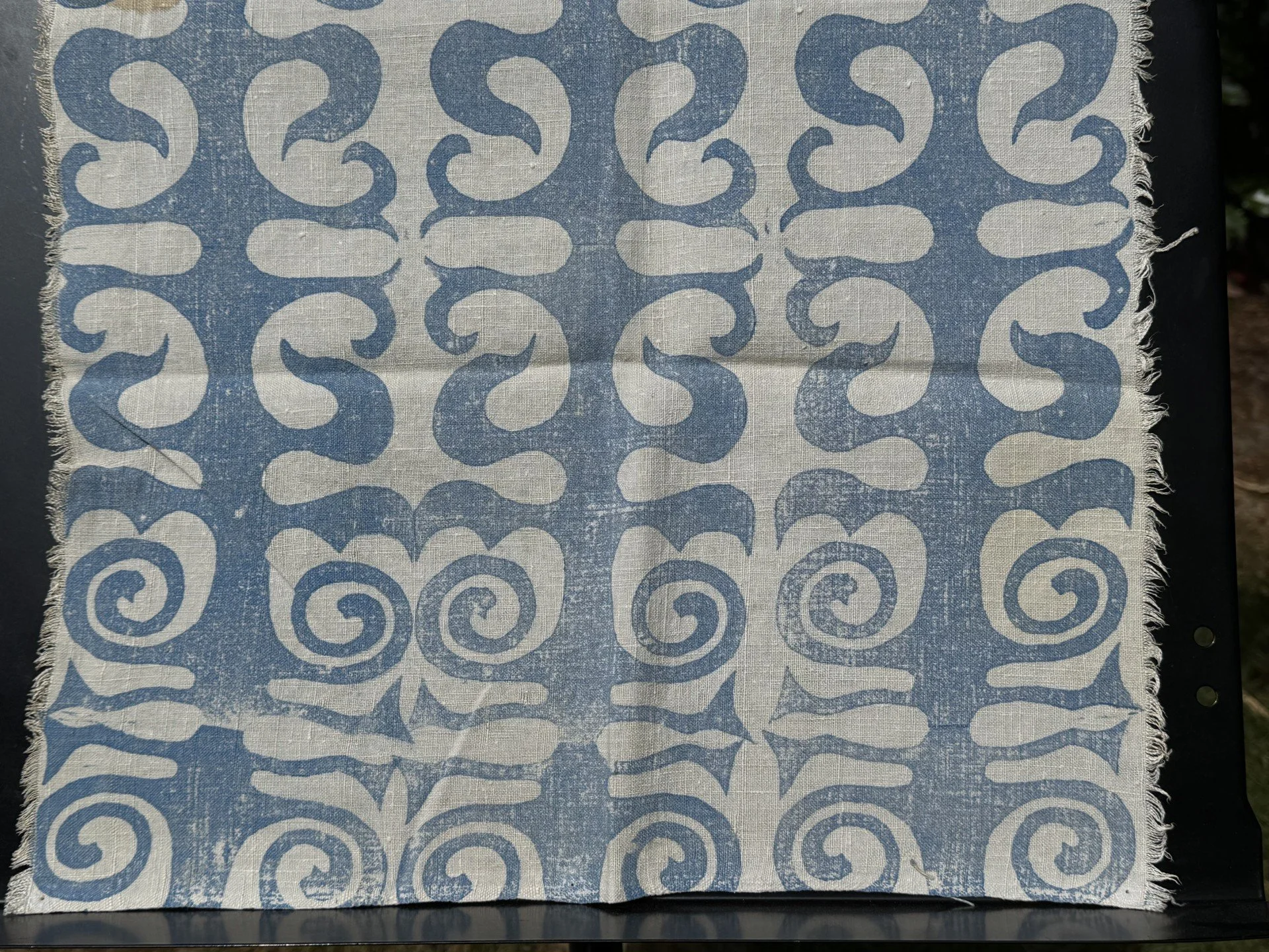 My First Geometric Pattern with a Linoleum Block, 1969