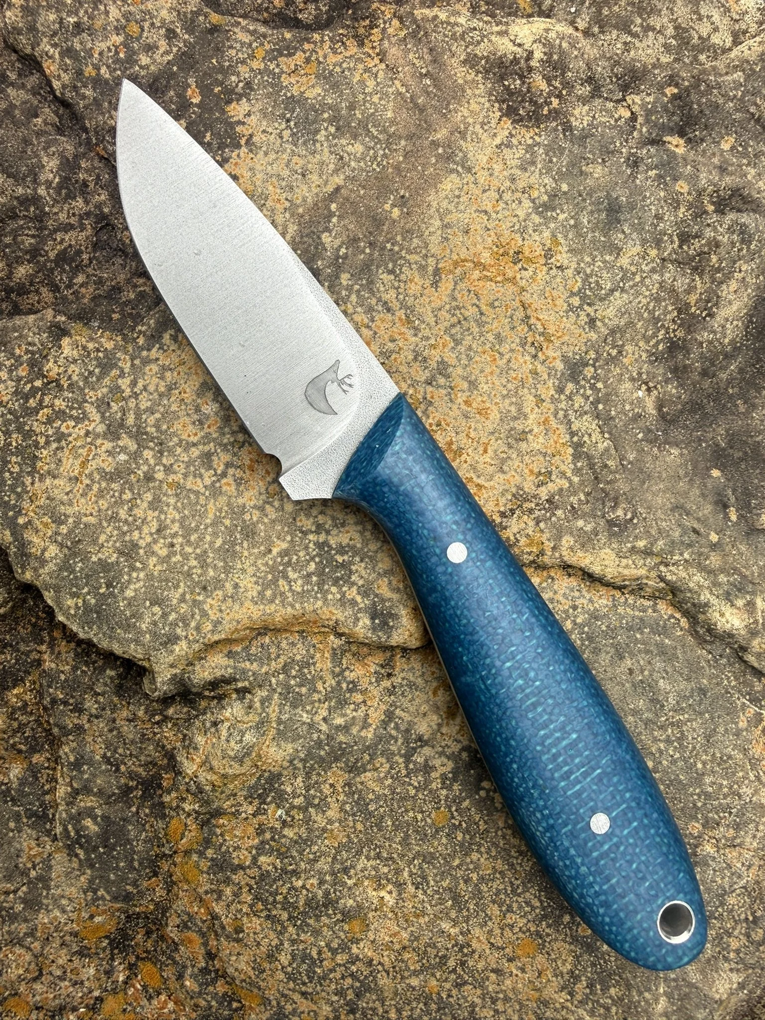 Blue Micarta EDC