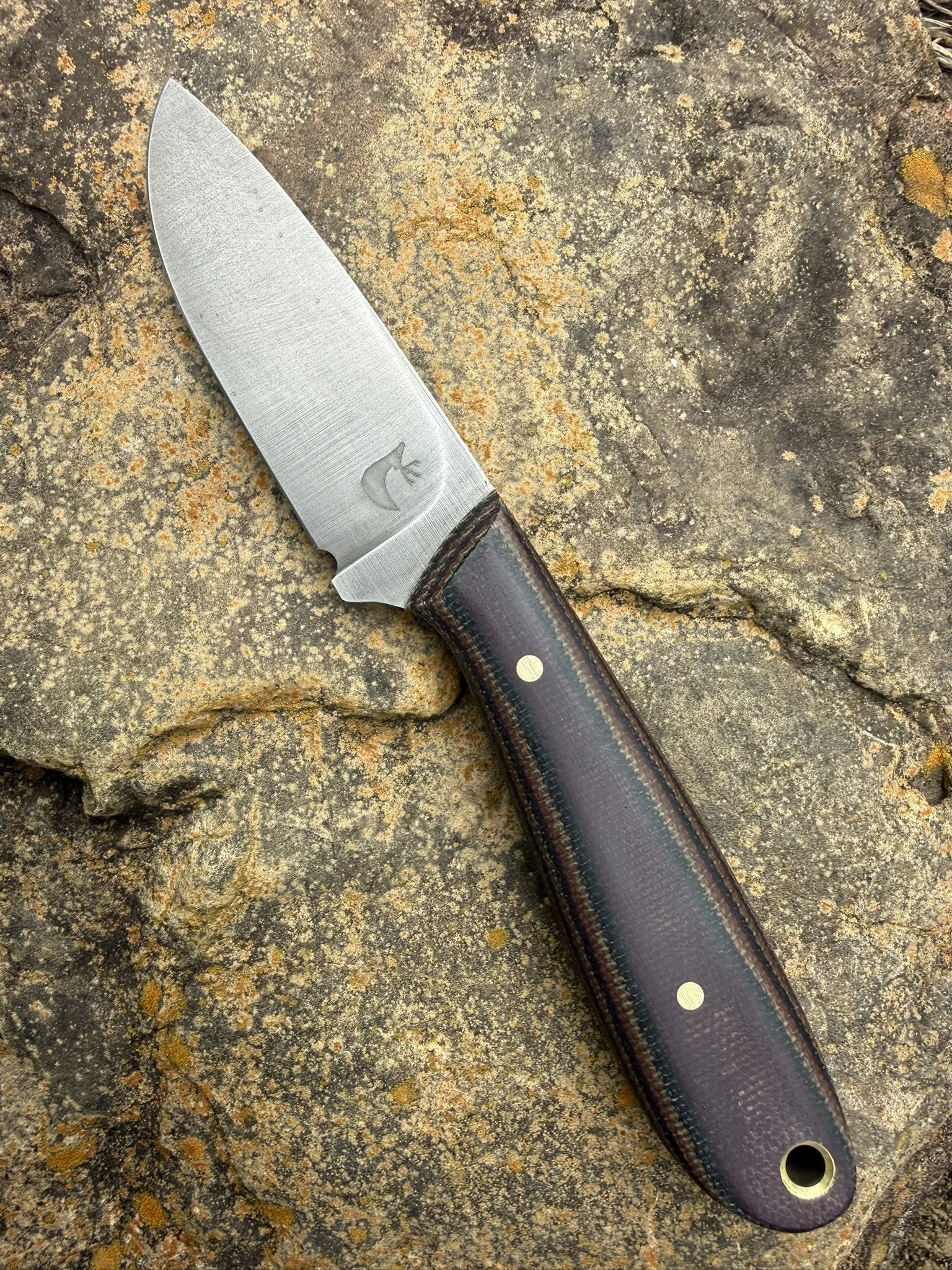 Deep Autumn Micarta EDC