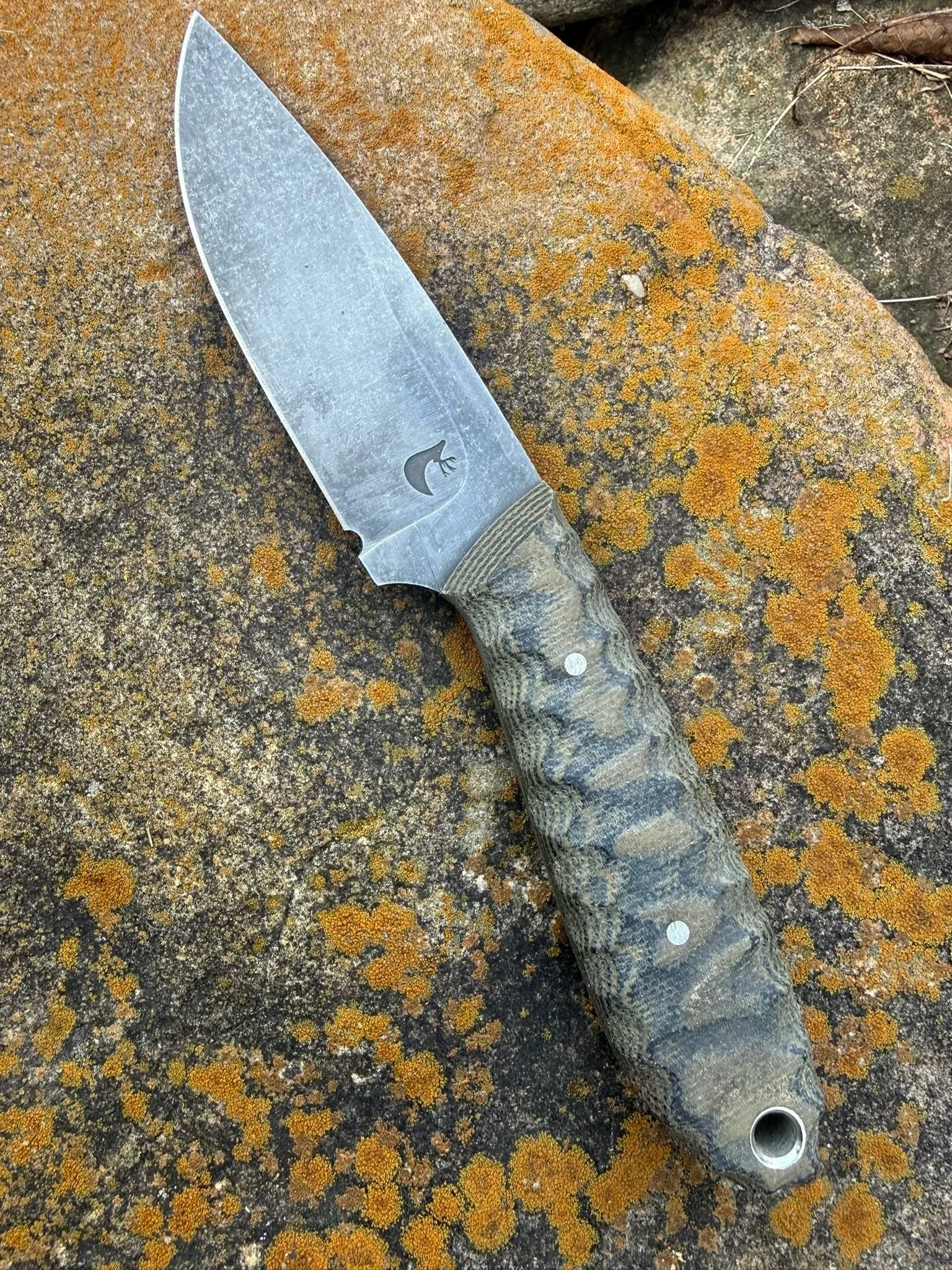 Camo Micarta Hunter
