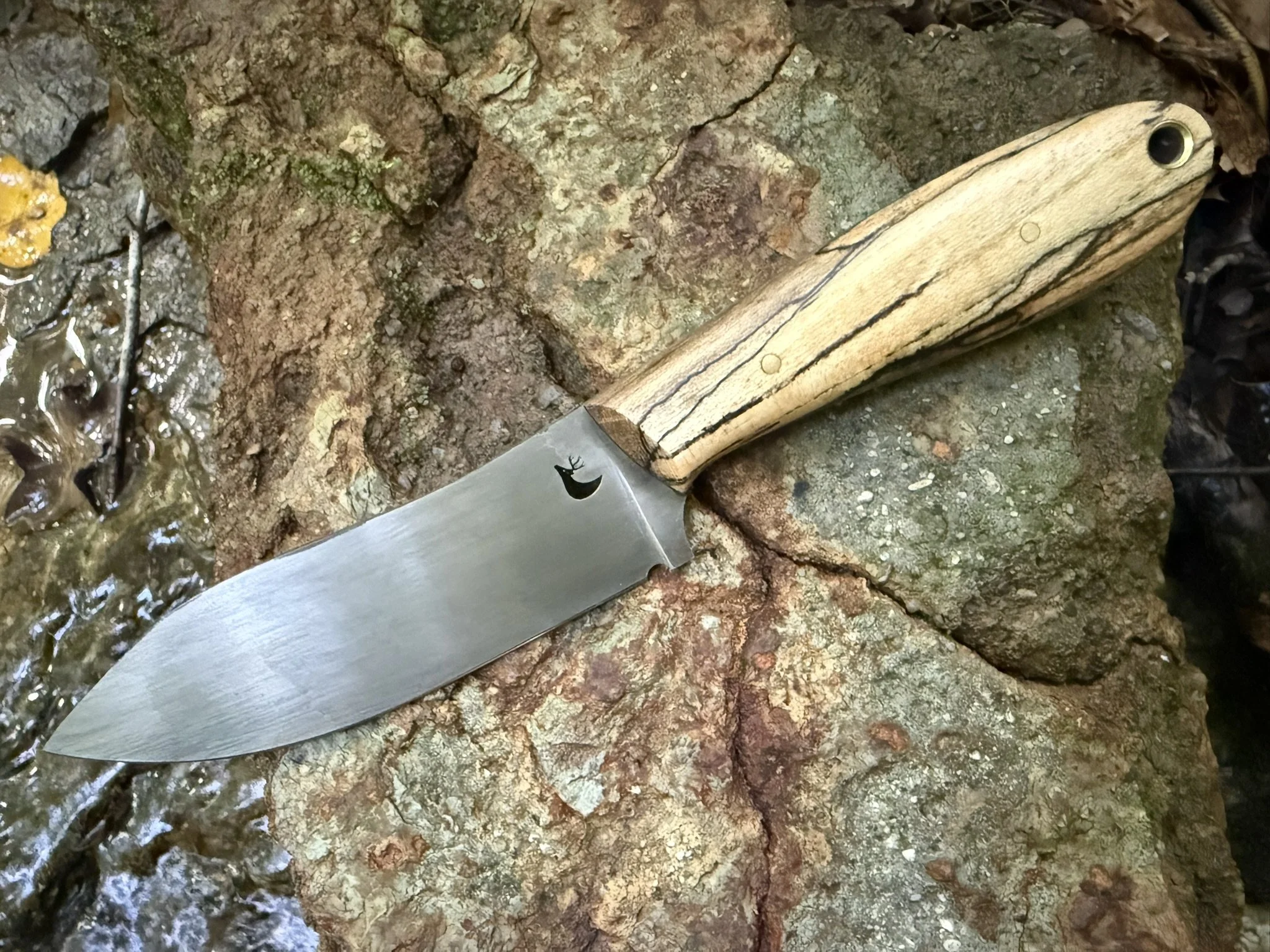 Spalted Hackberry Nessmuk