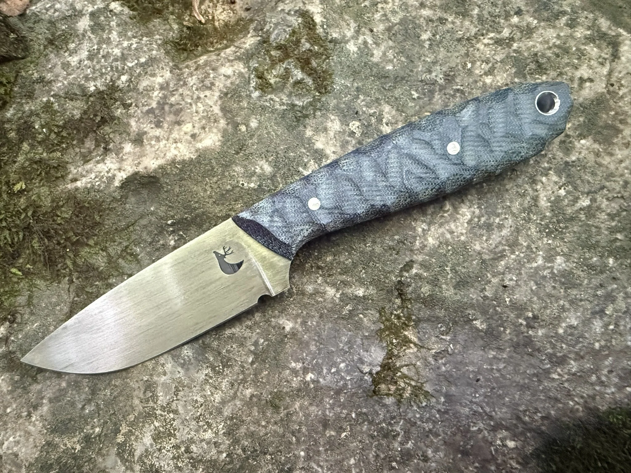 Blue Micarta EDC