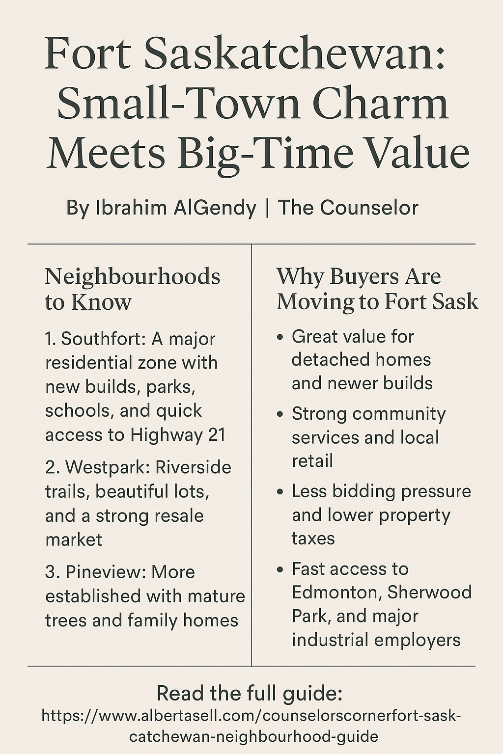 Fort Saskatchewan: Small-Town Charm Meets Big-Time Value