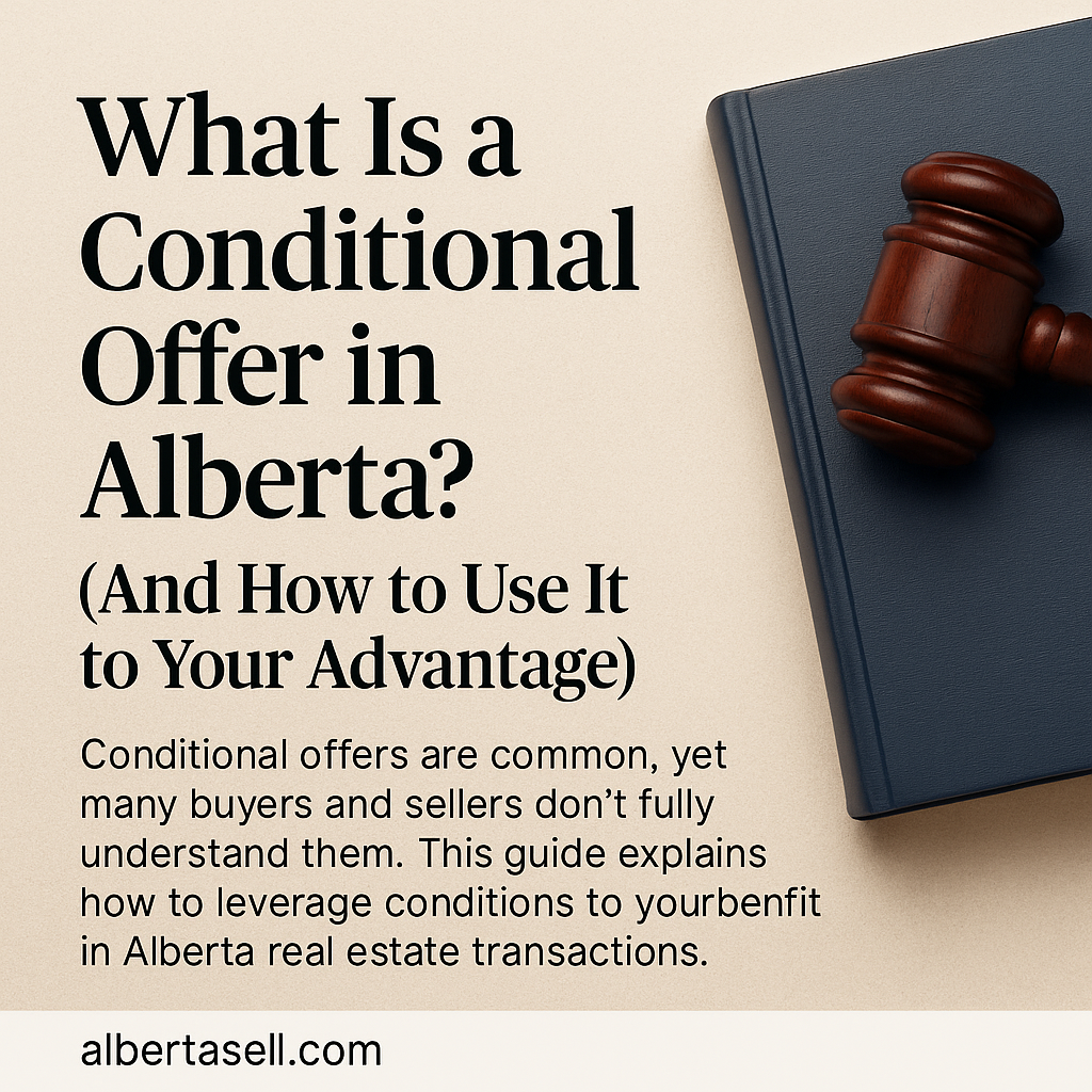 What Is a Conditional Offer in Alberta? (And How to Use It to Your Advantage)