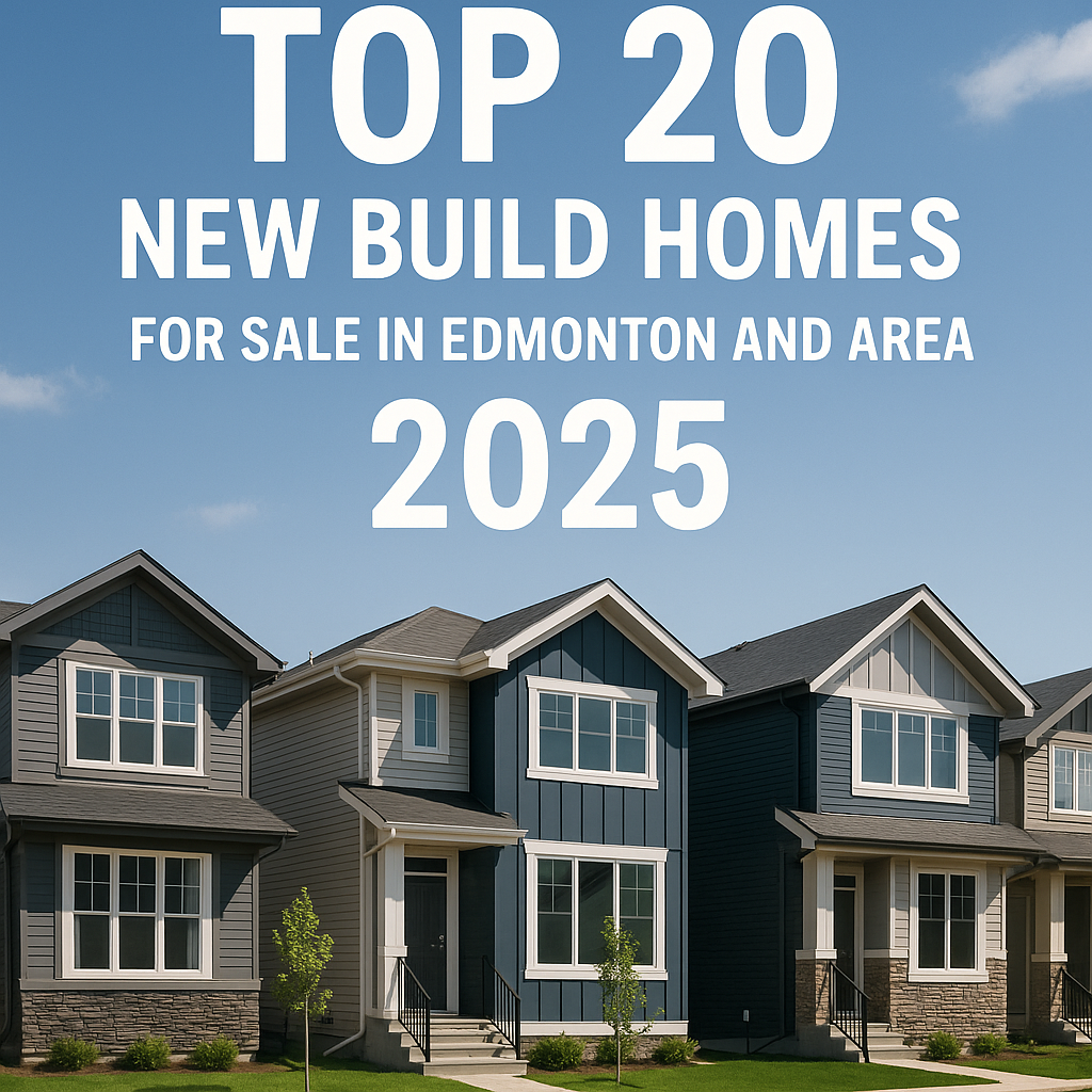 Top 20 New Build Homes for Sale in Edmonton and Area 2025