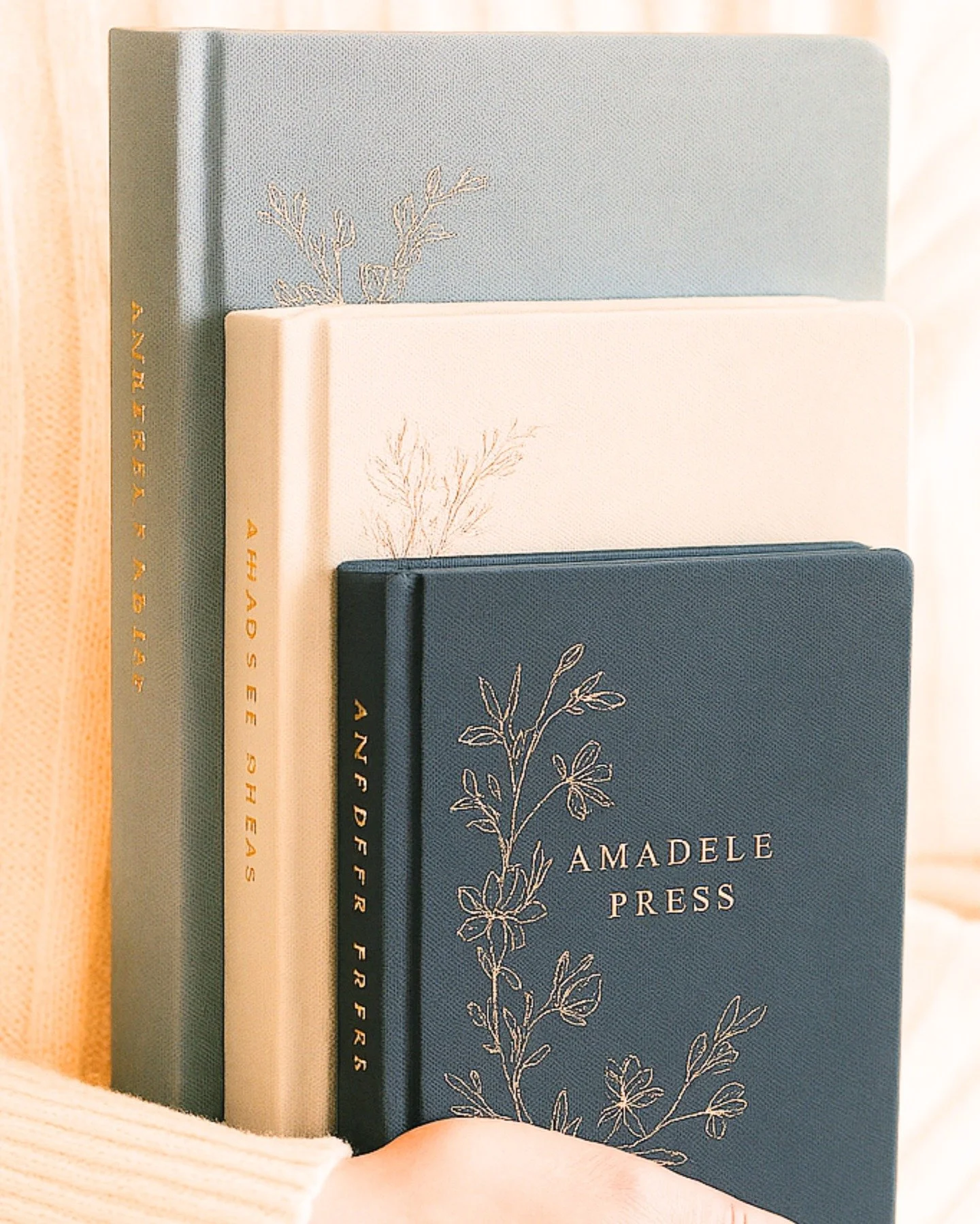 I'll never get over gold foil on linen-bound books. timeless &amp; keepsake.