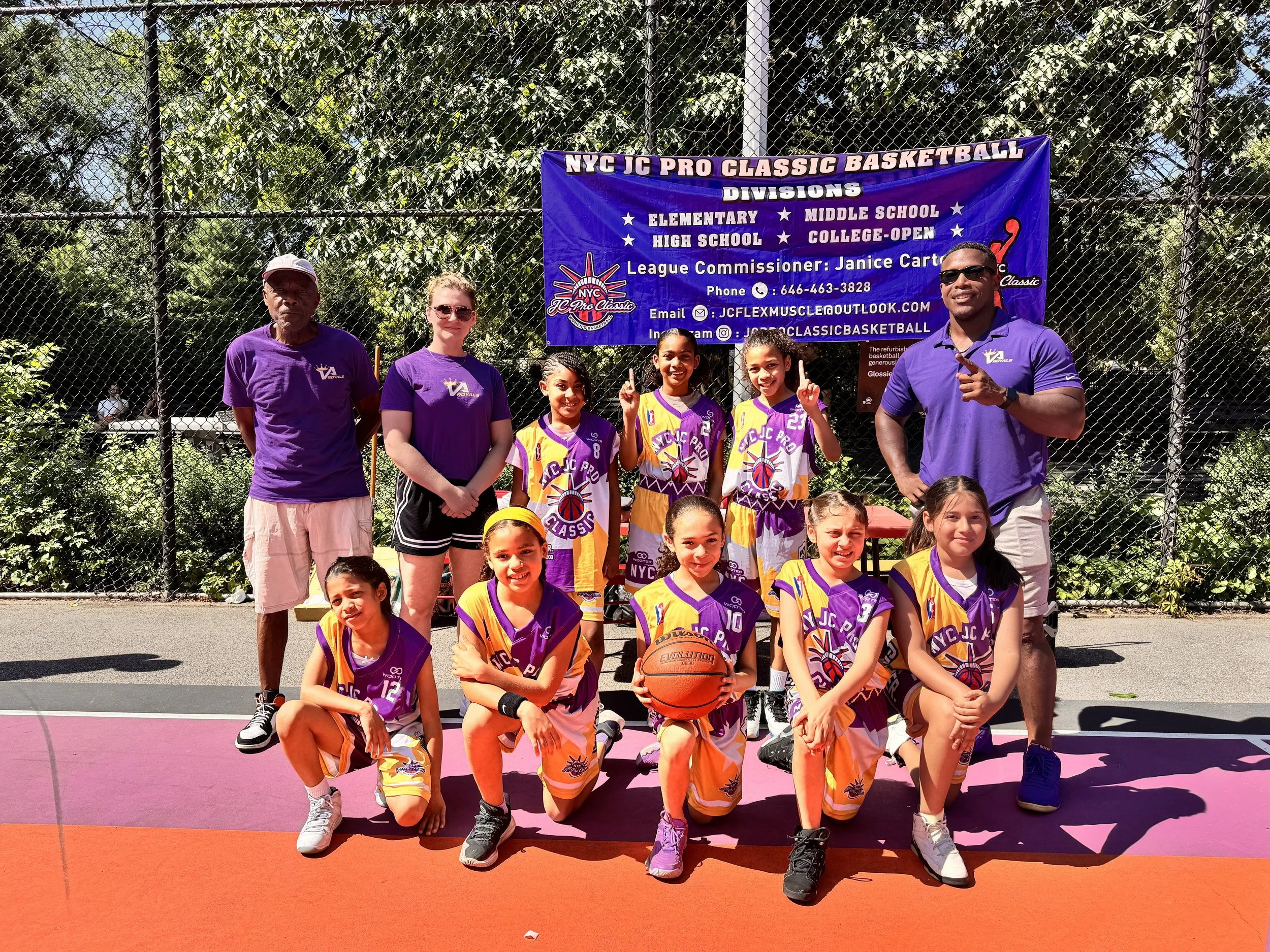 VarCity Athletics U10 AAU Girls' Basketball Team Tomkins Park NYC