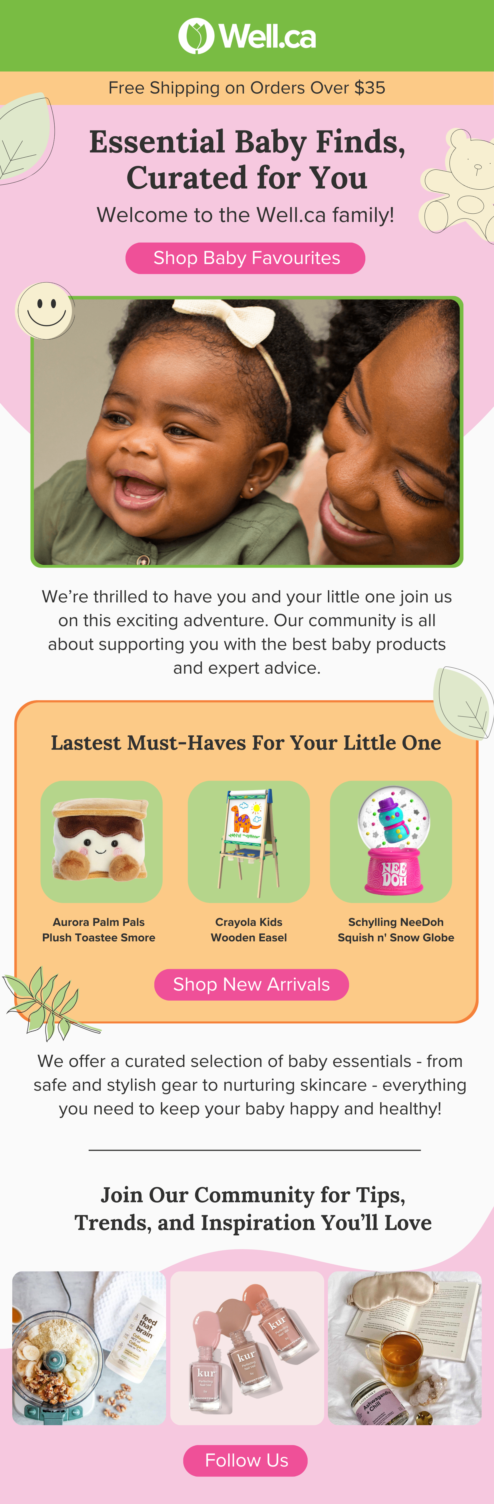 Well.ca Baby Welcome Series Email #1.png