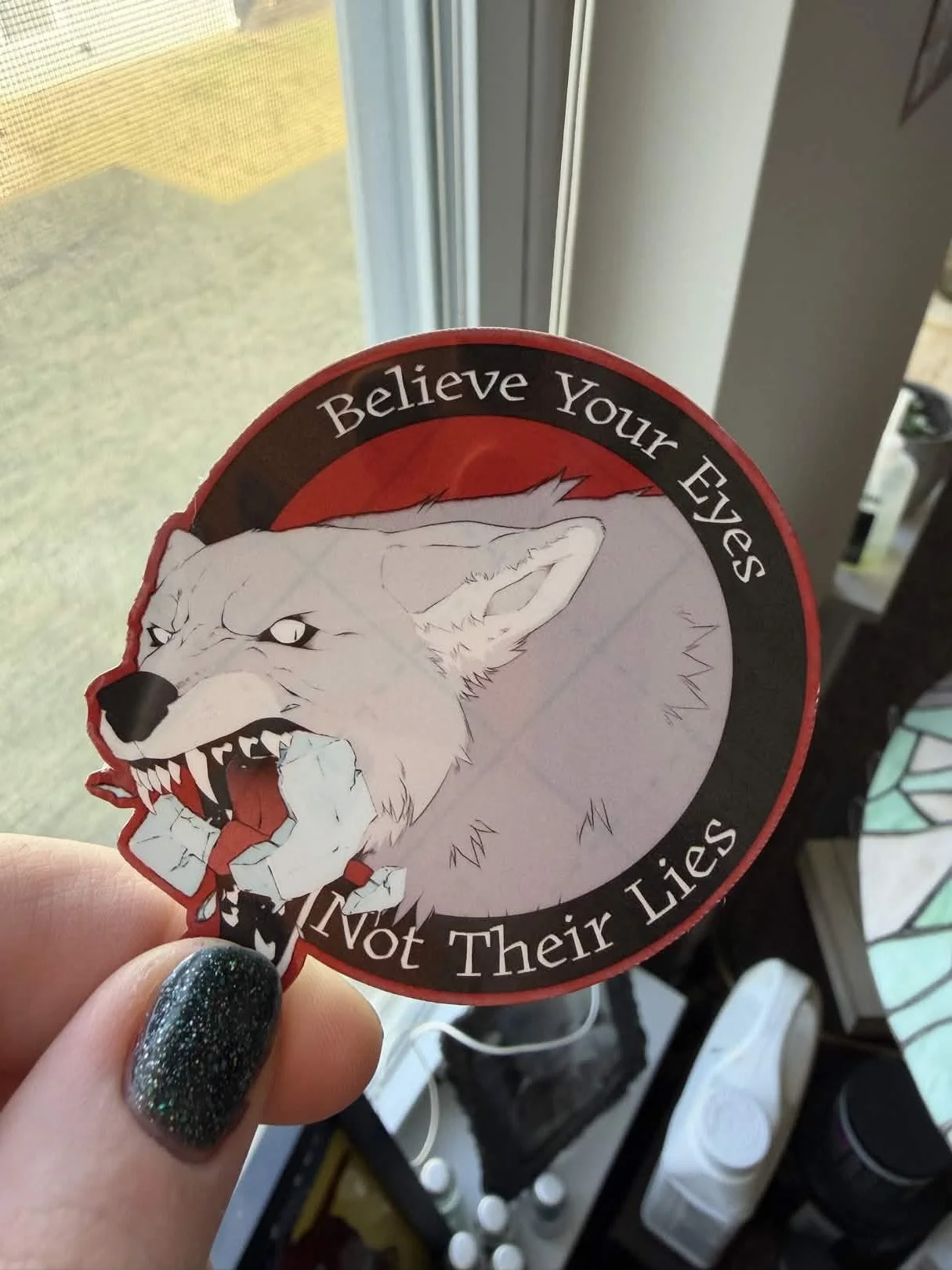 Believe Your Eyes Sticker