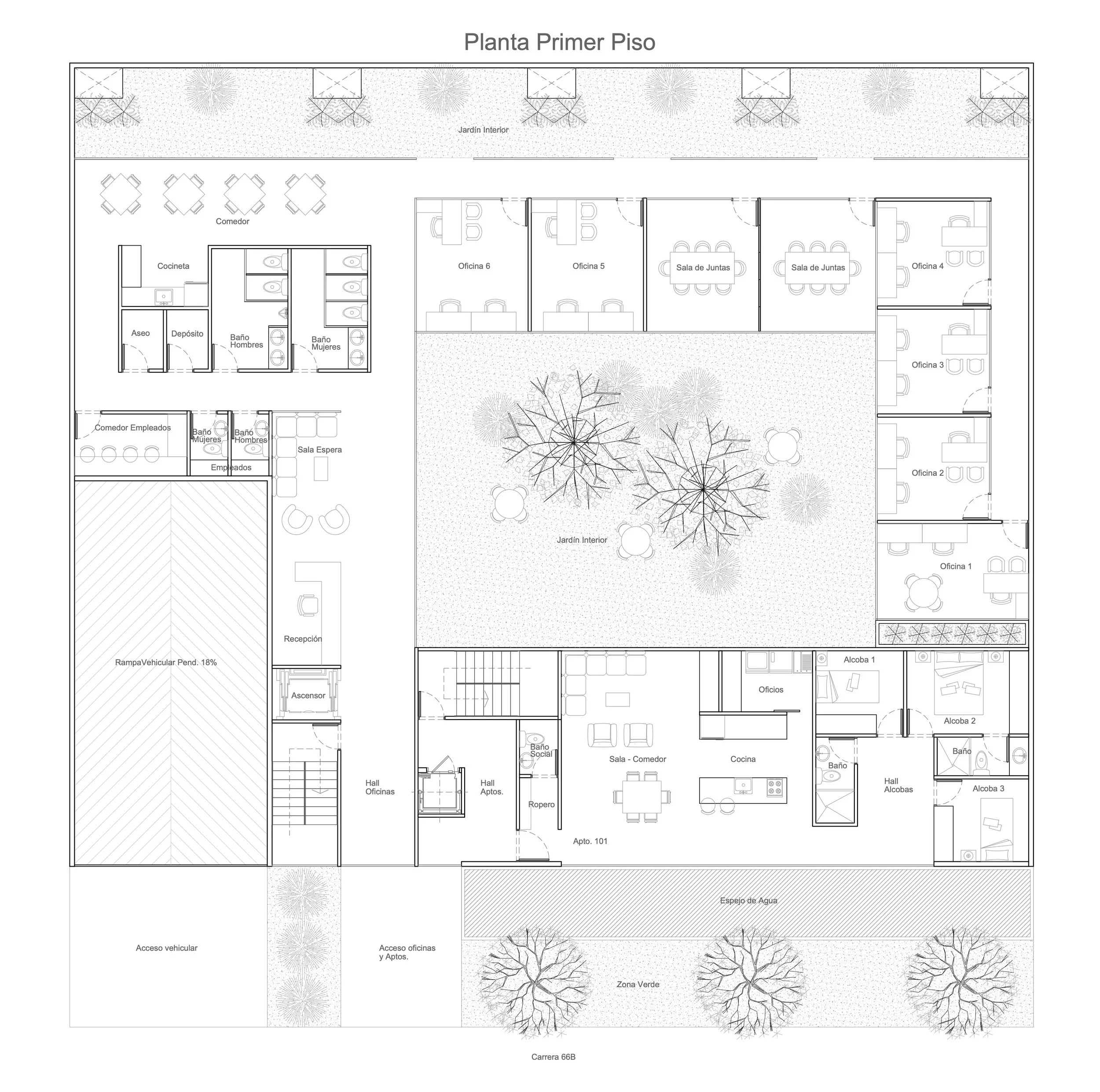Oficinas y Apartamentos Limonar_Proyecto Básico_Planta 1 1.jpeg