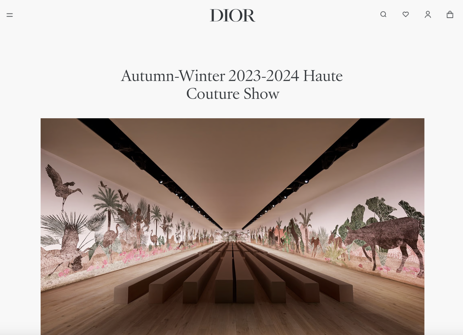 Dior Autumn-Winter 2023-2024 Haute Couture Show