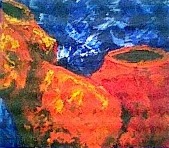 Boceto
Acrílico con espátula sobre cartón