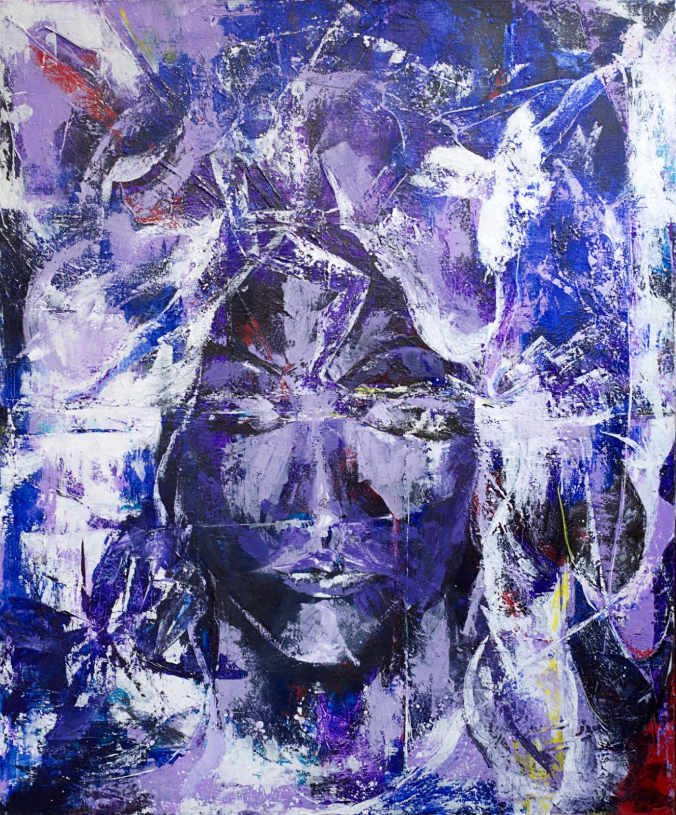 Artilugio
Acrílico con espátula sobre lienzo
120 x 100 cm