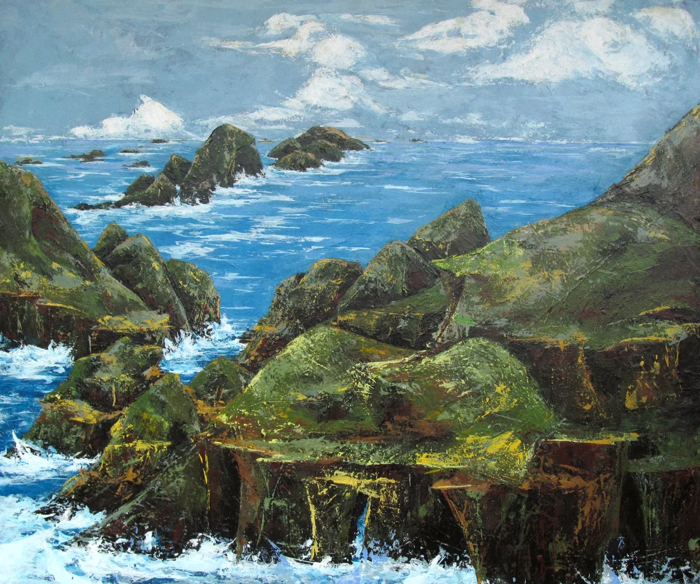 Insule
Acrílico con espátula sobre lienzo
100 x 120 cm
