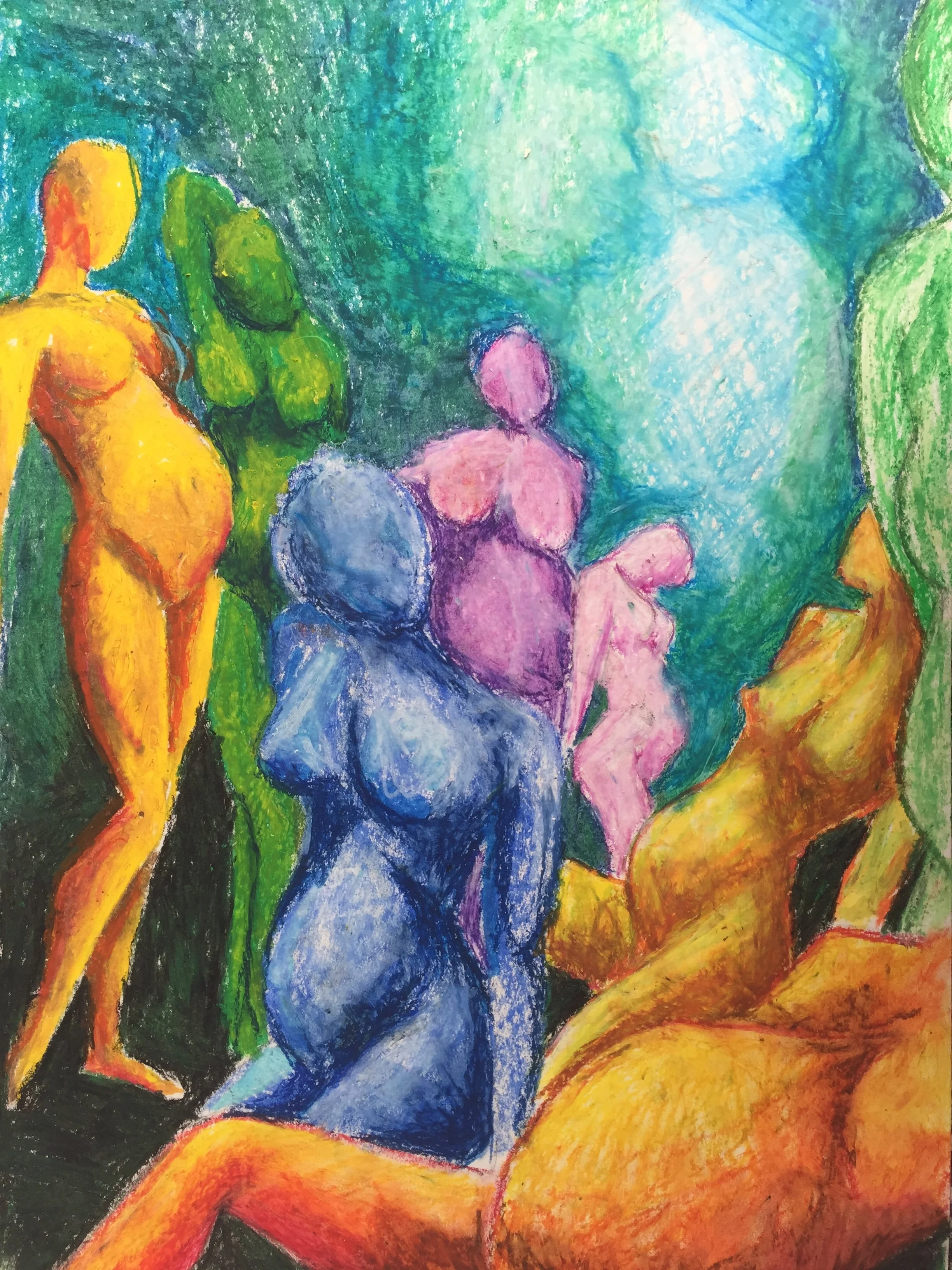 Boceto
Óleo pastel sobre papel