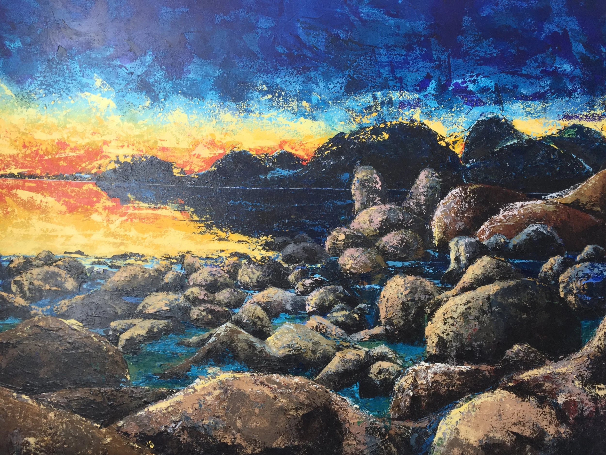 Fata Morgana
Acrílico con espátula sobre lienzo
100 x 120 cm
