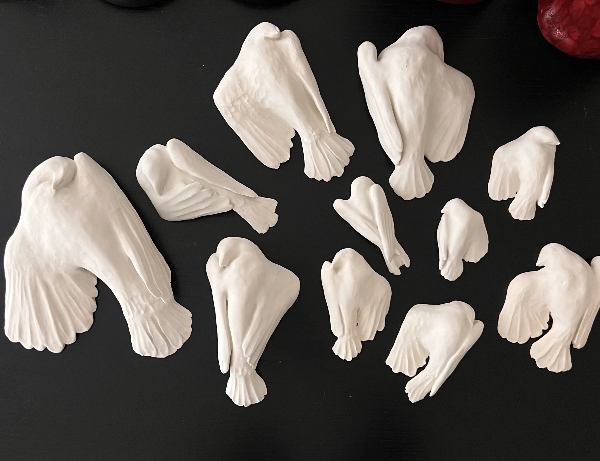 Porcelain birds