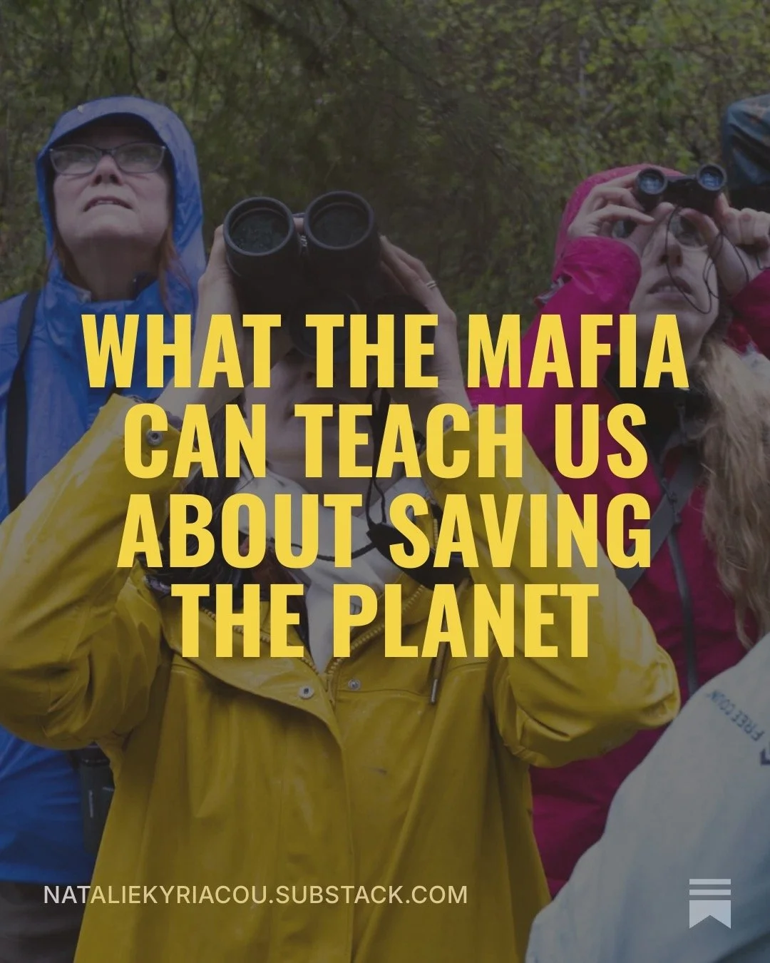 mafia and saving the planet