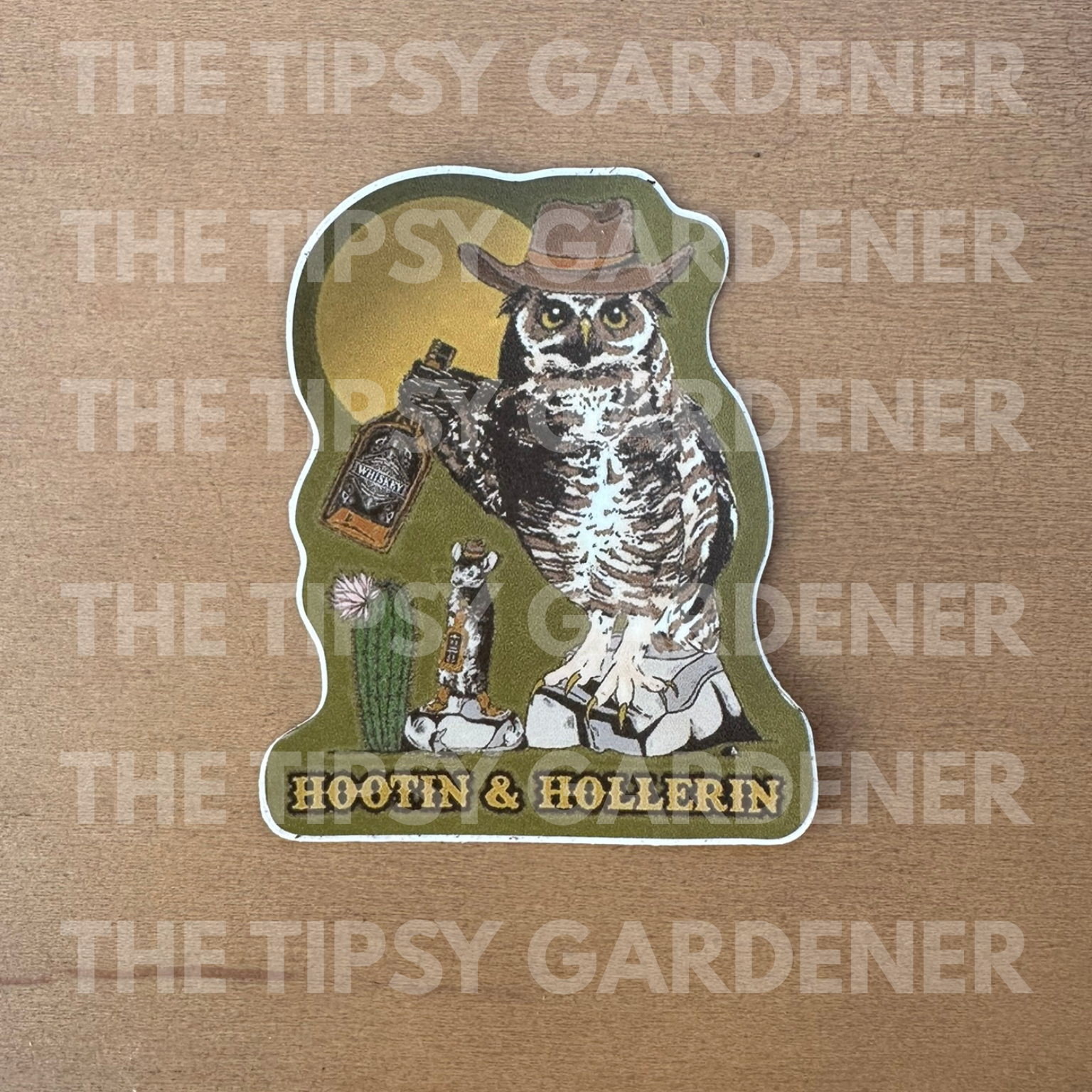 Hootin and Hollerin Sticker