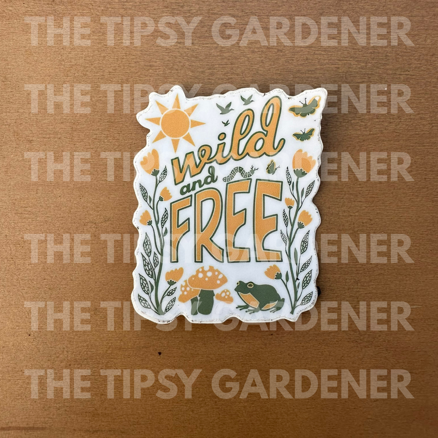 Wild and Free Sticker