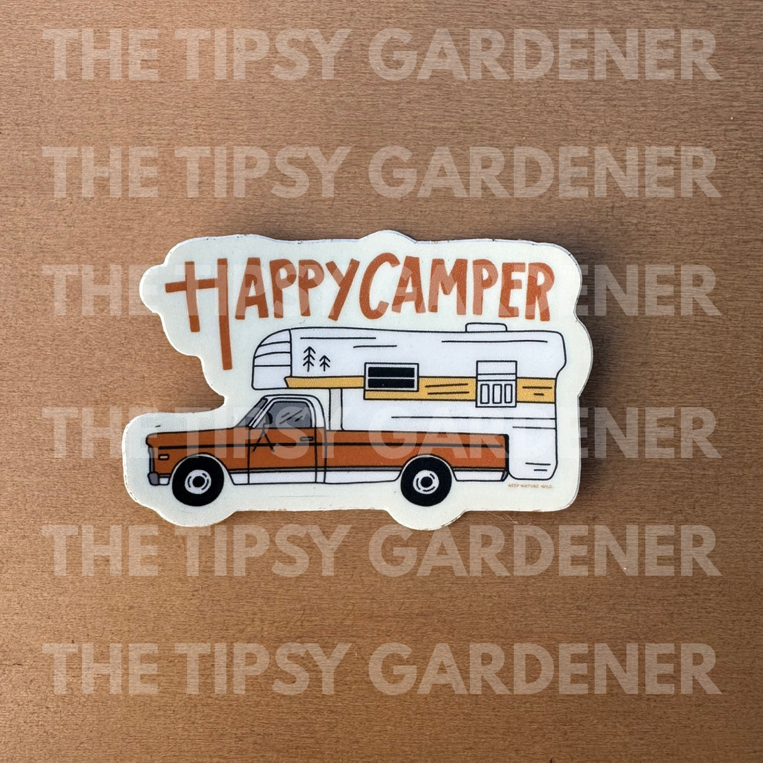 Happy Camper Sticker