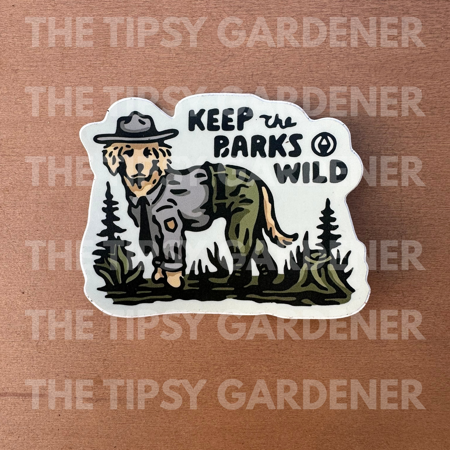 Keep Barks Wild Sticker