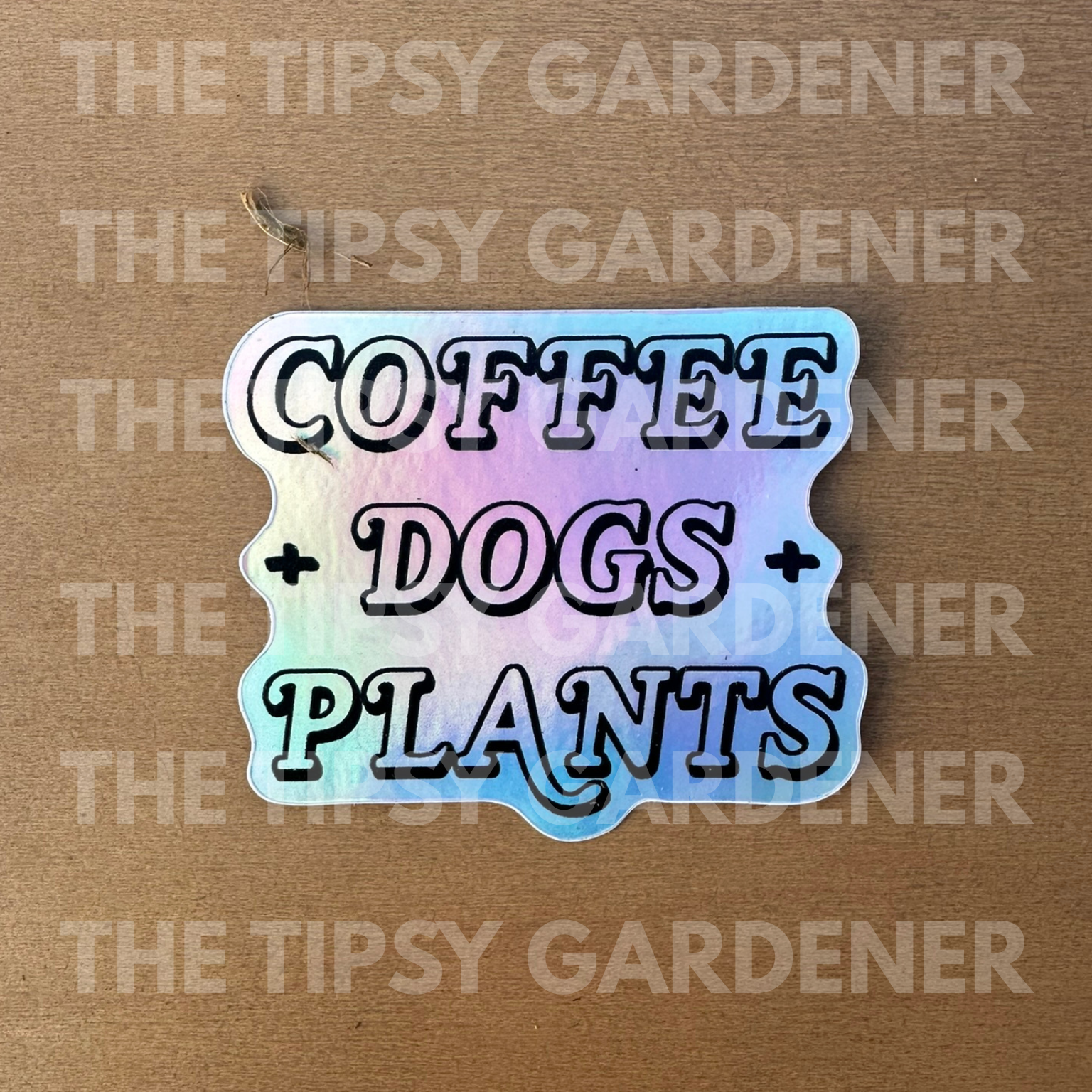 Coffee, Dogs, Plants Sticker