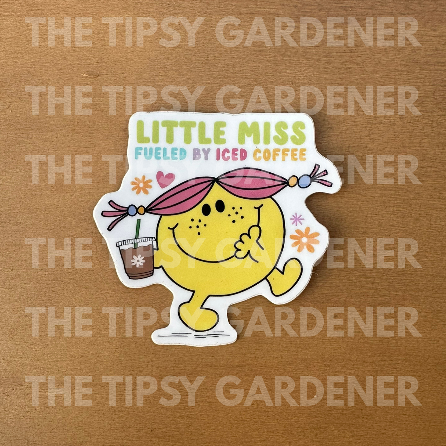 Little Miss Iced Coffee Sticker