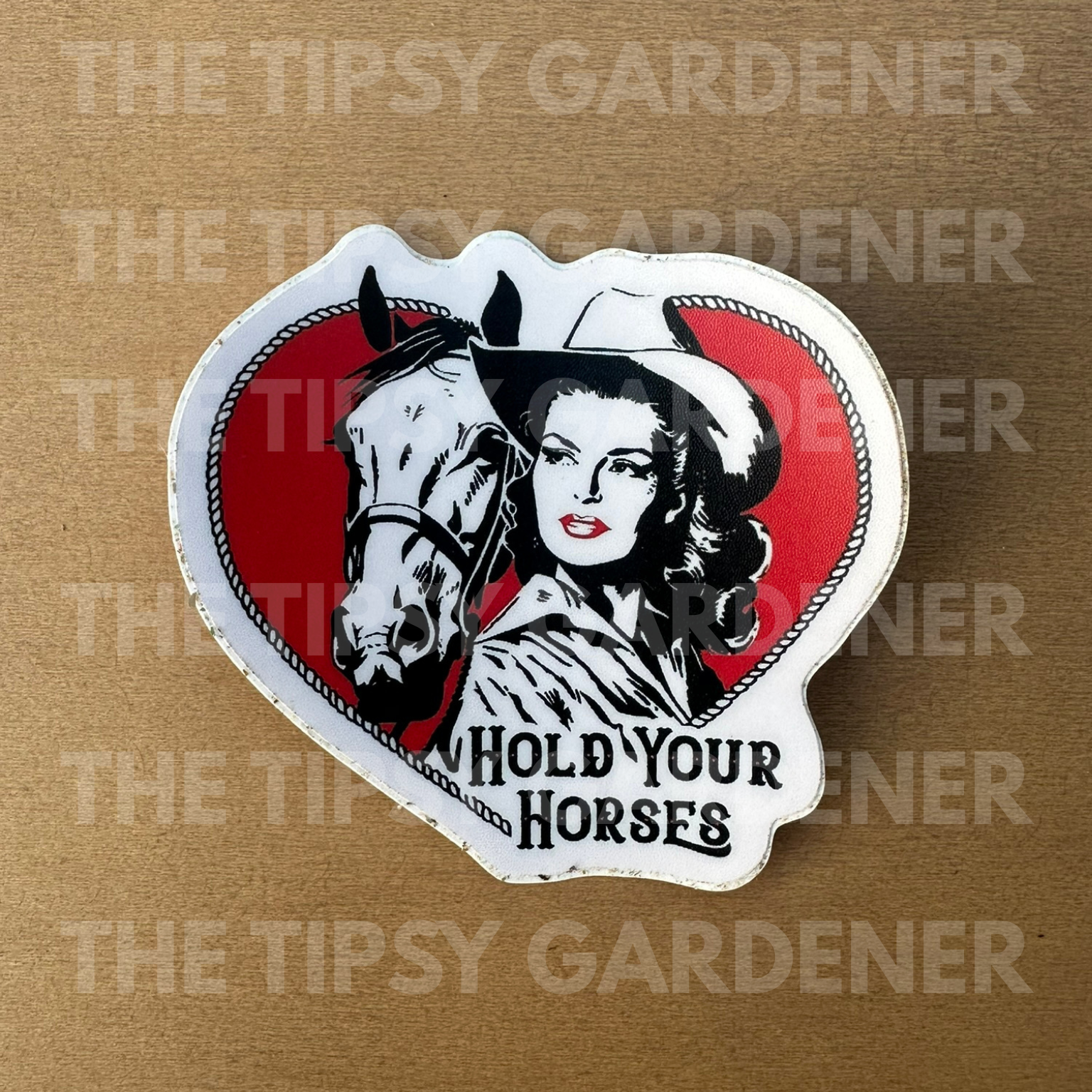 Hold Your Horses Sticker