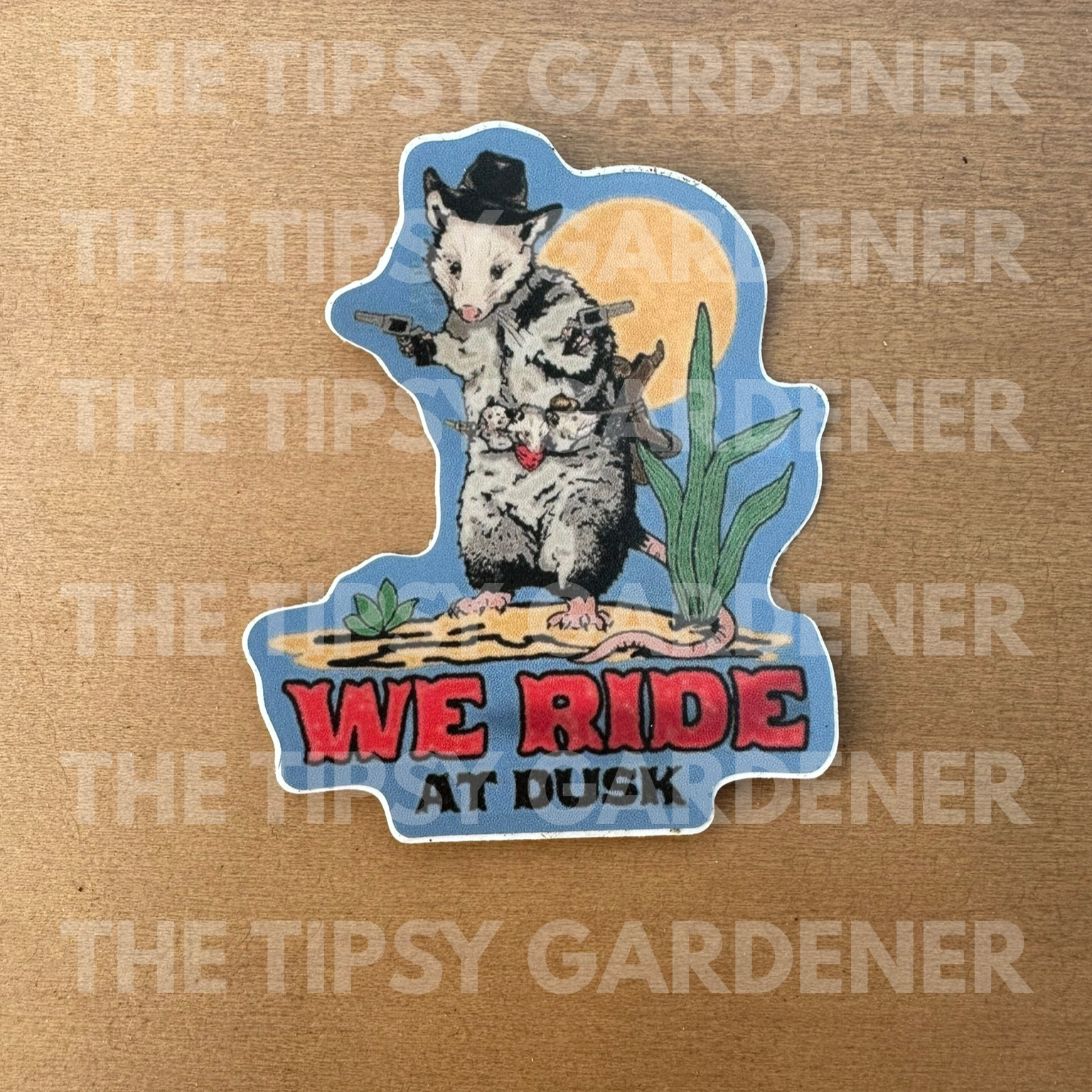 We Ride At Dusk Sticker
