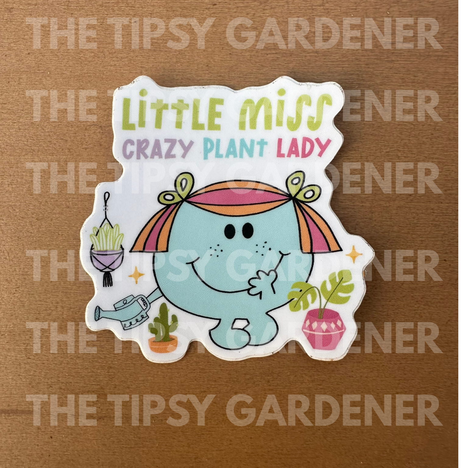 Little Miss Crazy Plant Lady Sticker