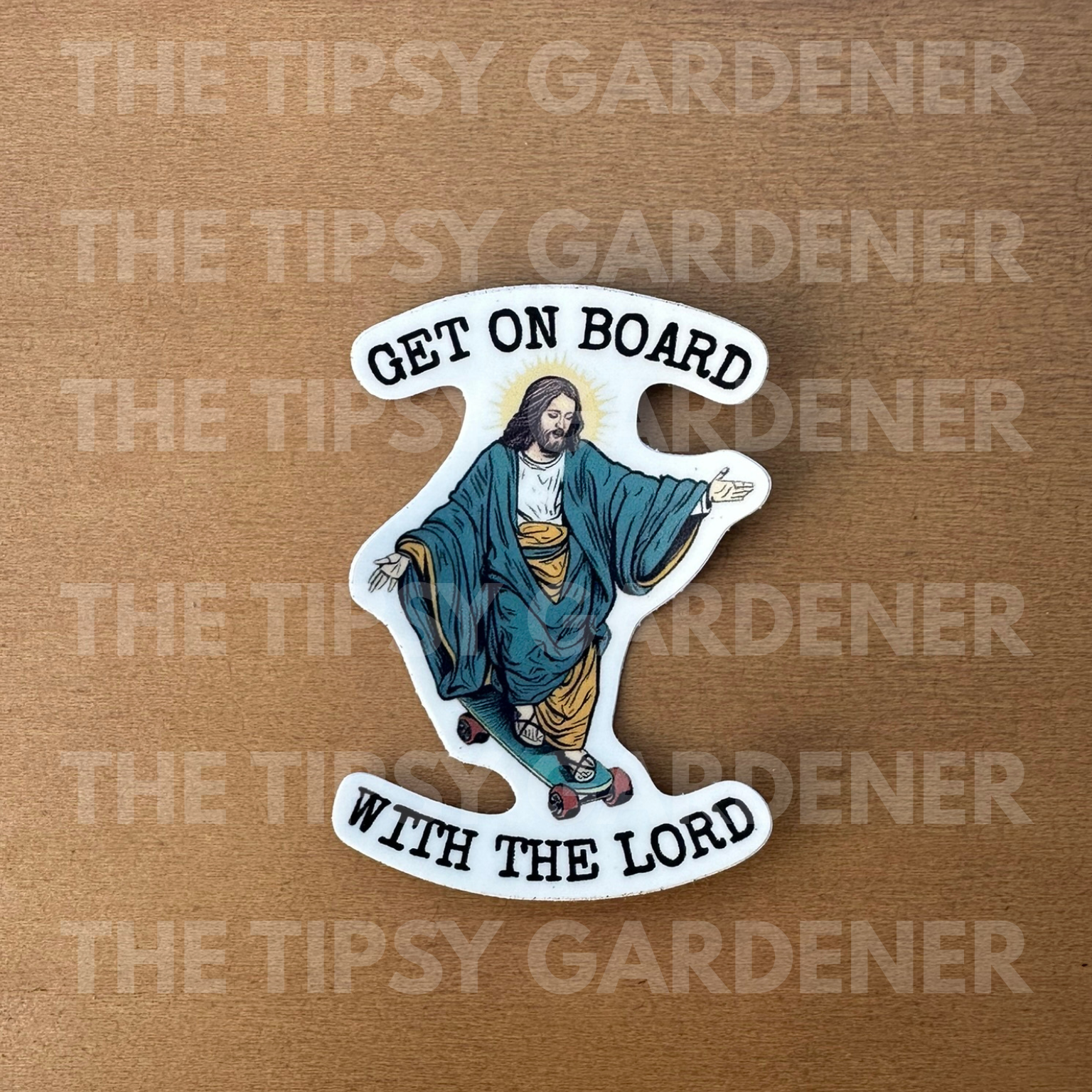 On Board with the Lord Sticker